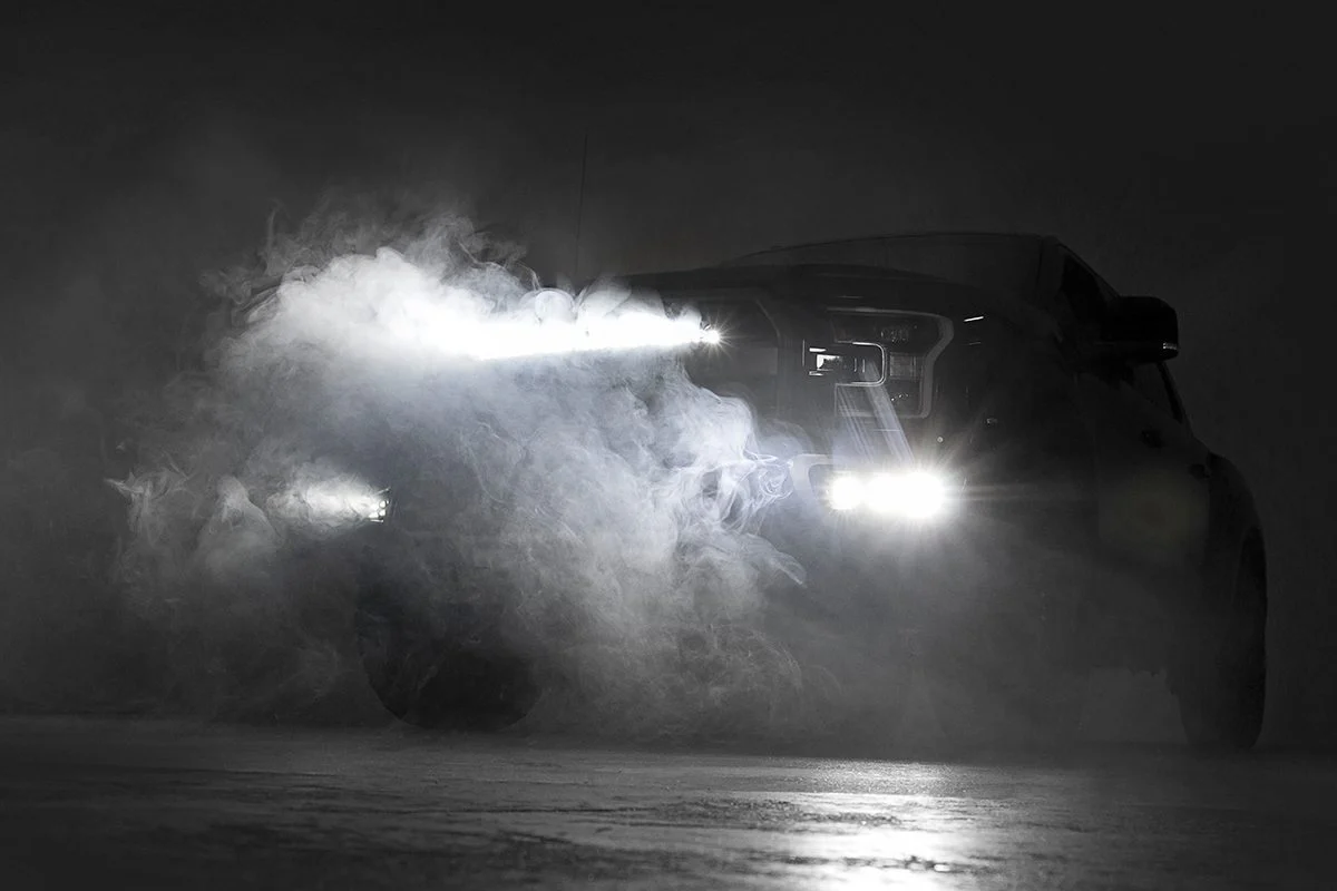 Ford Triple LED Fog Light Kit BLK Ser Amb RL 17-20 F150 Raptor 70700DRLA - Image 6
