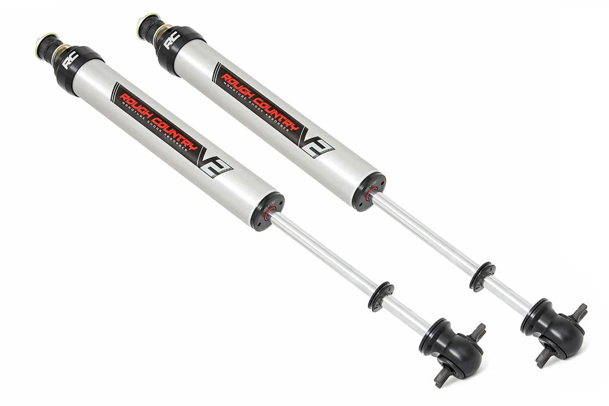 Rough Country for Jeep Wrangler TJ/Cherokee XJ V2 Front Shocks (Pair) 3.5-4.5" 760753F