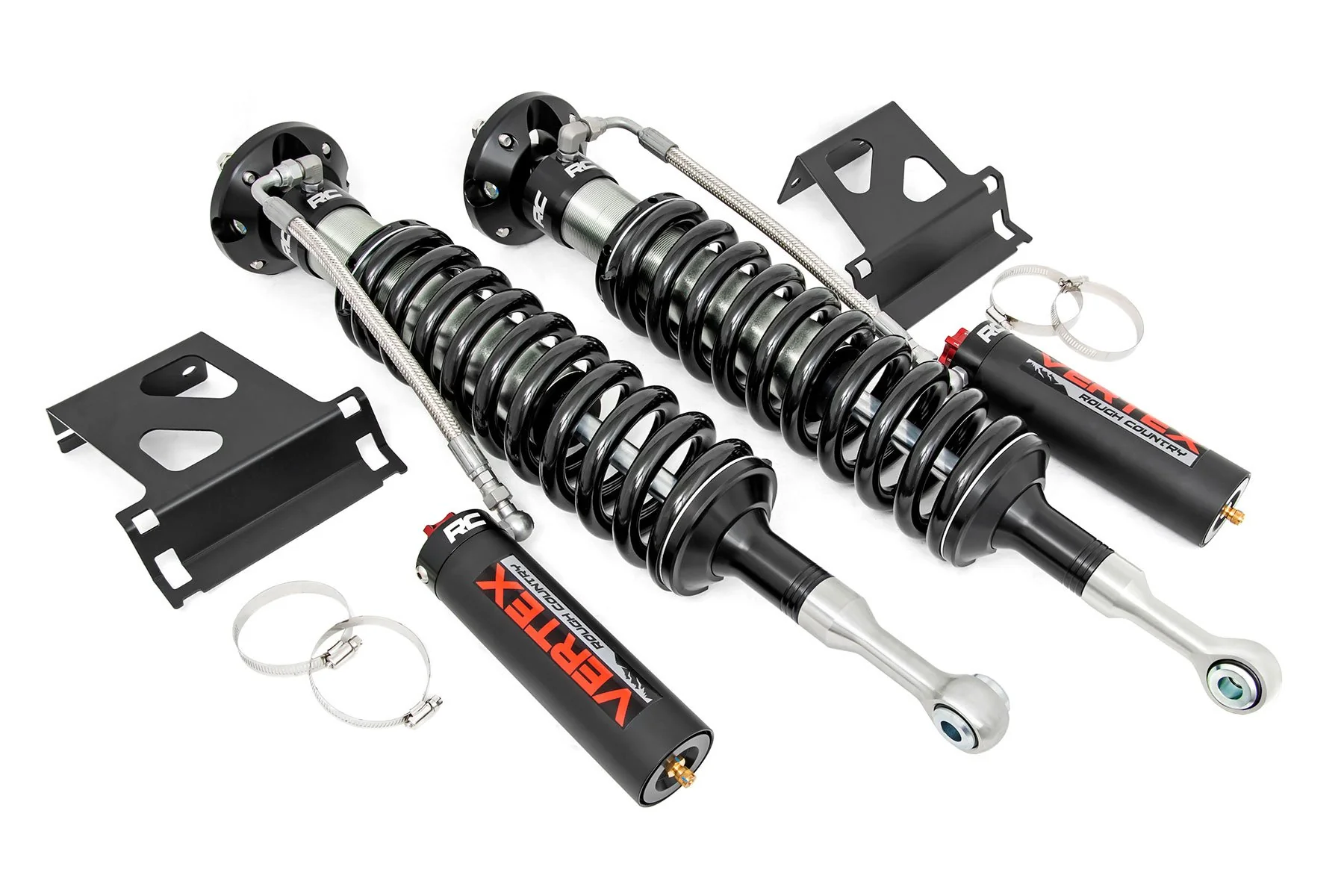 Rough Country For Toyota Front Vertex Coilovers 07-21 Tundra For 3.5"Lifts