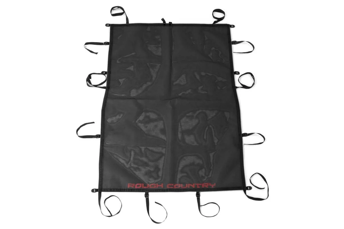 Wrangler JK Unlimited Mesh Bikini Top Plus 07-18 4-Door Black 85110 - Image 2