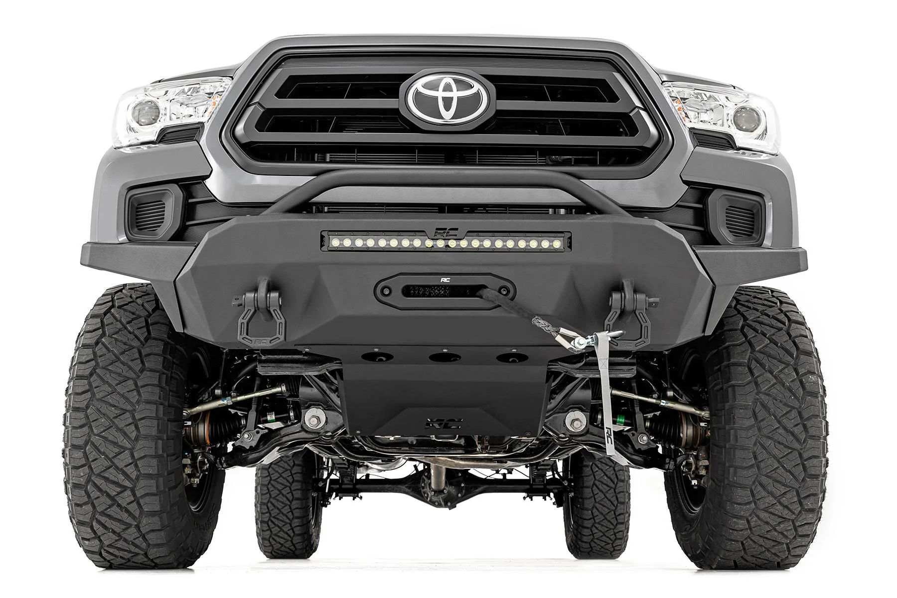 Front Bumper Hybrid 20" Blk DRL LED Toyota Tacoma 4WD 16-23 10729 - Image 3