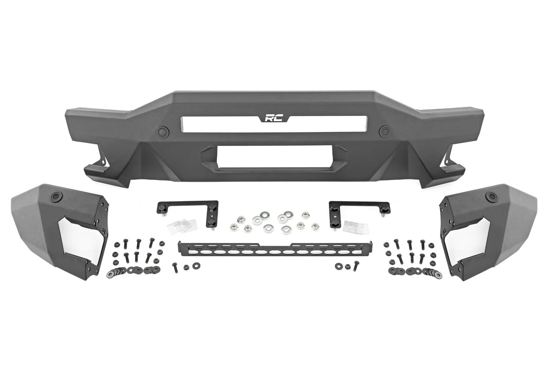 Front Bumper Modular Full Wings Flood Fog Ford Bronco 21-22 51076 - Image 6