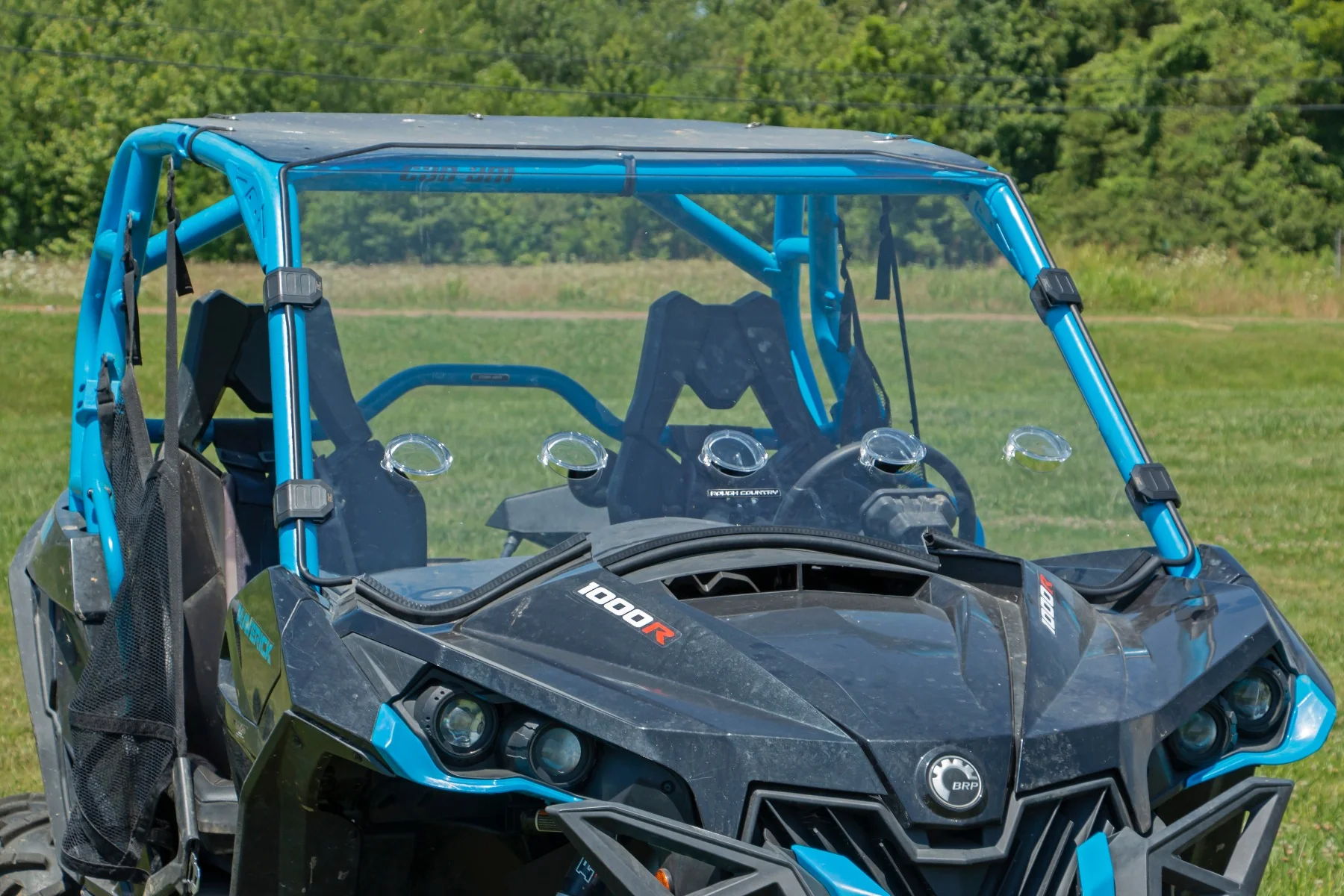 Full Scratch Resistant Vented Windshield 13-18 Can-Am Maverick 98231830 - Image 6
