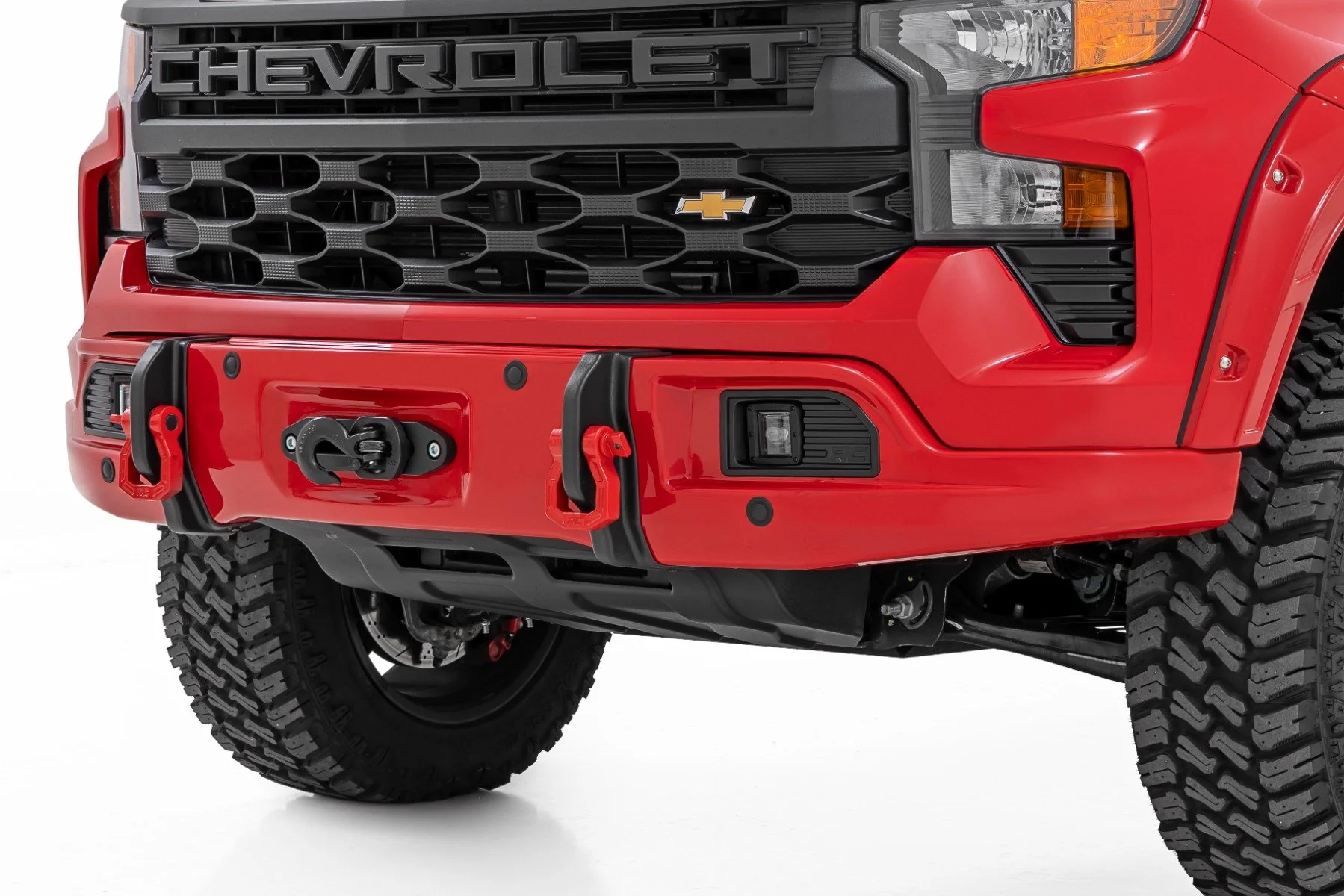 Rough Country GAN Silver Ice Metallic 23+ Silverado Metal Bumper / Plastic Cover - Image 5