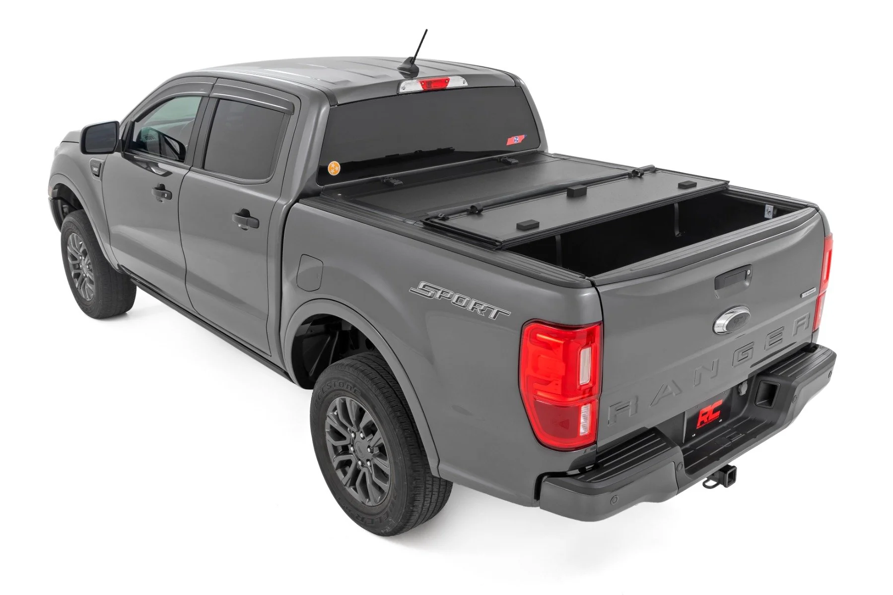 Hard Tri-Fold Flip Up Bed Cover 5' Bed Ford Ranger 19-23 - Image 4