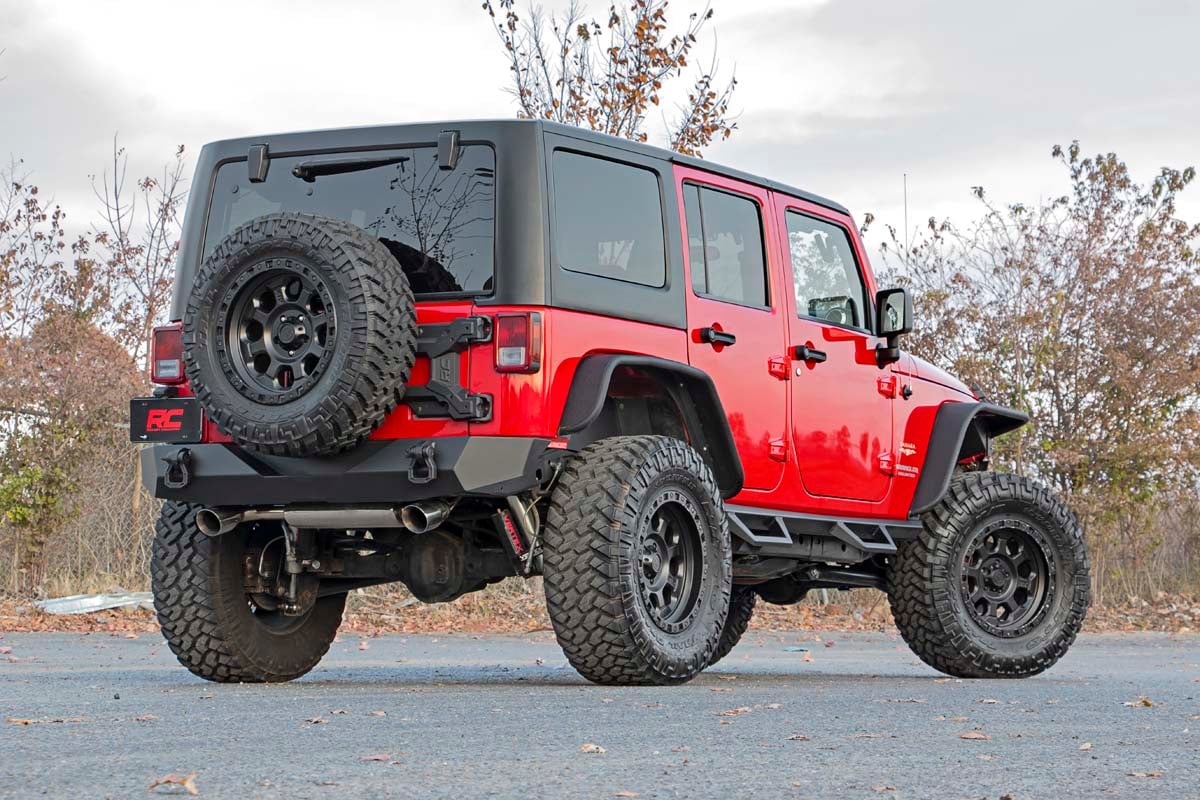 HD Hinged Spare Tire Carrier Kit 07-18 Jeep JK Wrangler 10523 - Image 4