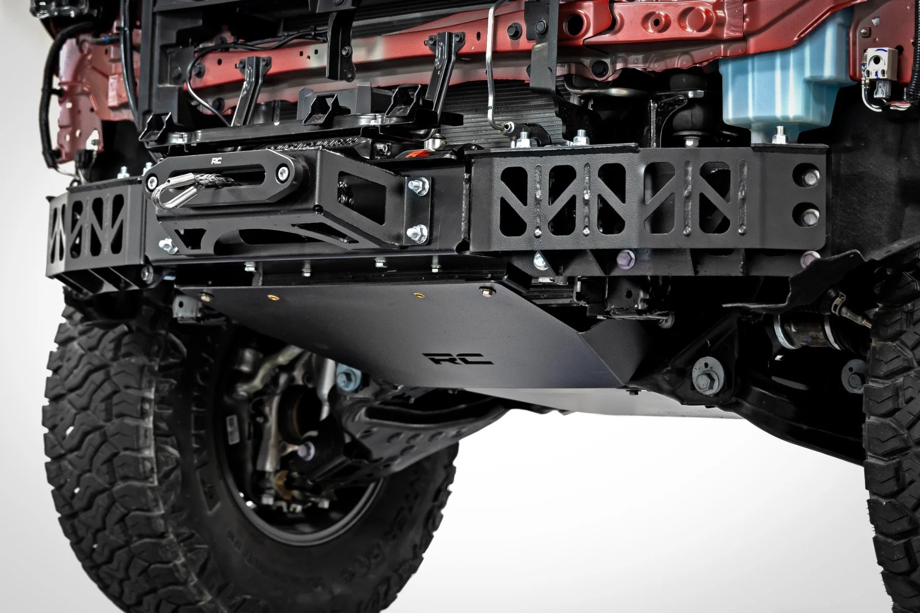 Rough Country Hidden Winch Mount | PRO9500S | for Toyota Tacoma 4WD 24-25 - Image 6