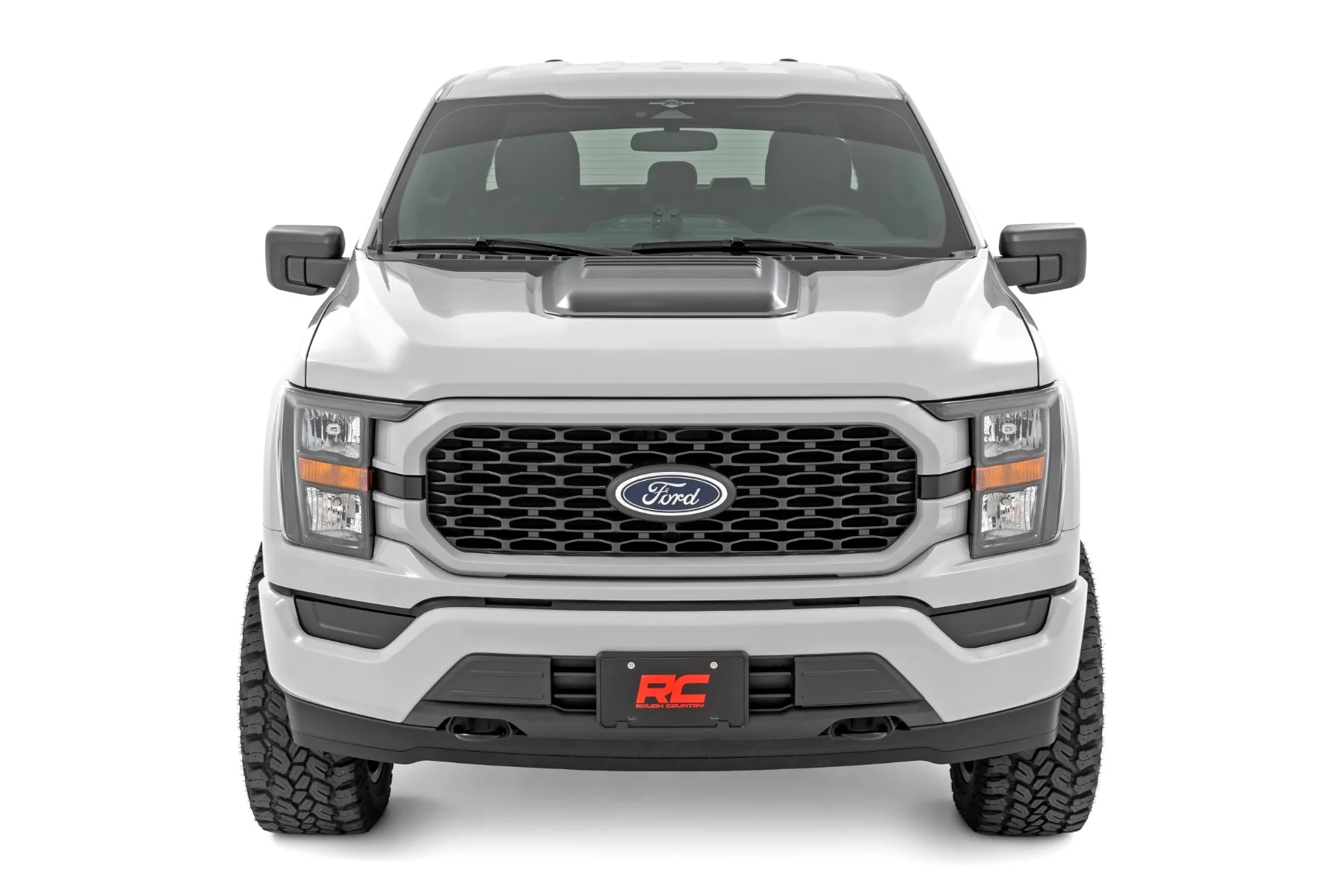Hood Scoop A3 Space White Ford F-150 21-24 HS30010-A3 - Image 2