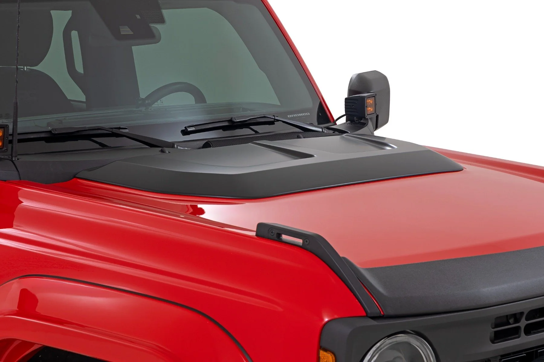 Rough Country Hood Scoop | G4 Azure Gray | for Ford Bronco 4WD (2021-2025)