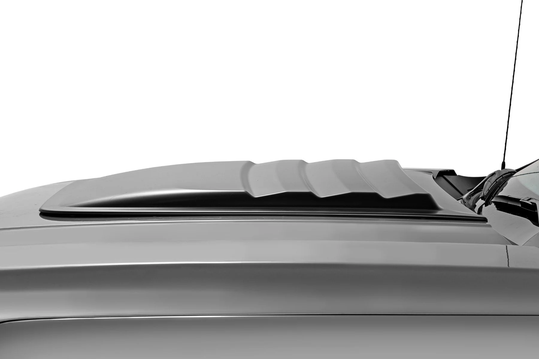 Hood Scoop GXD Sterling Grey Metallic GMC Sierra 1500 19-24 HS40010-GXD - Image 2
