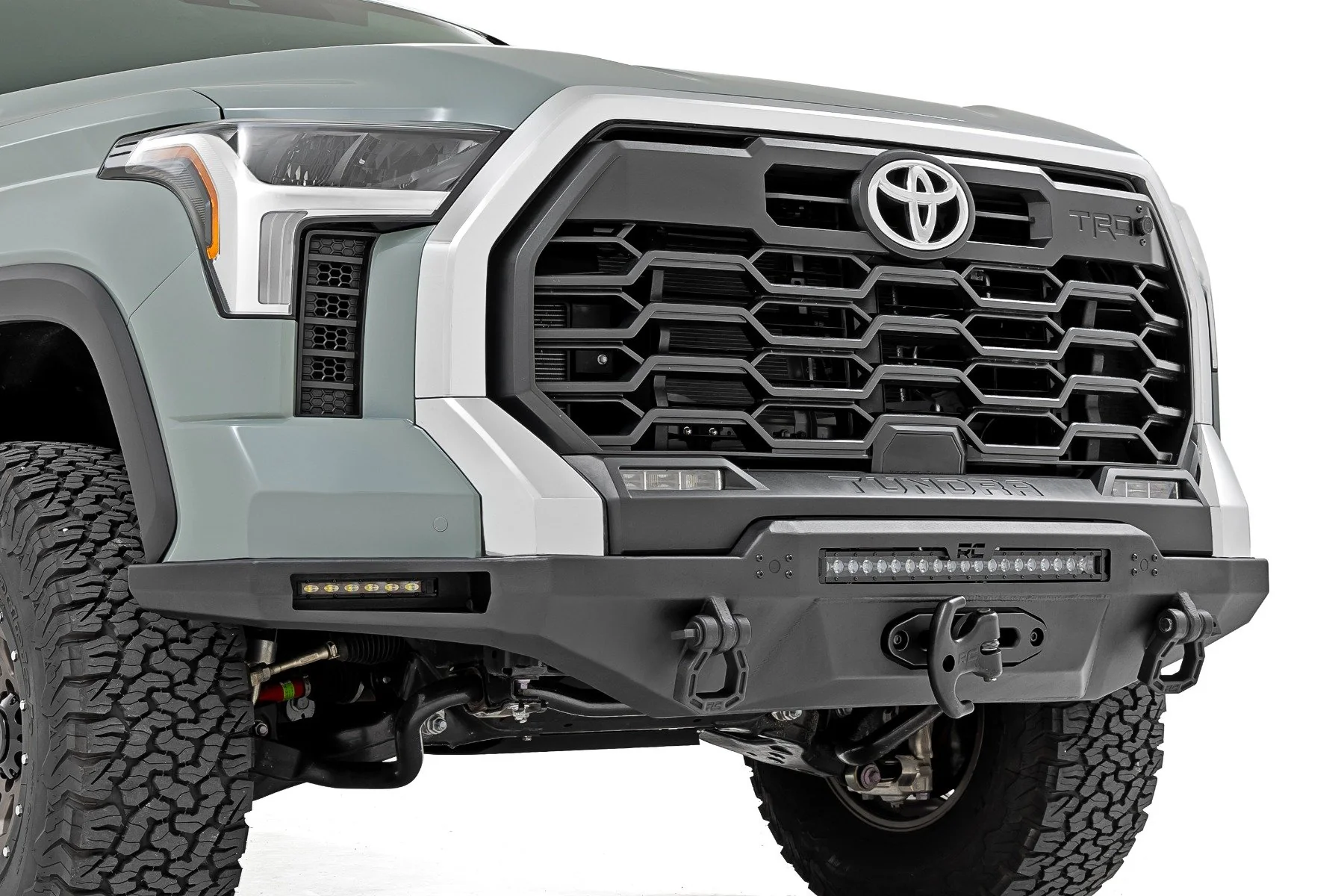 Hybrid Front Bumper 12000S Blk LED Toyota Tundra 22-24 72007 - Image 3