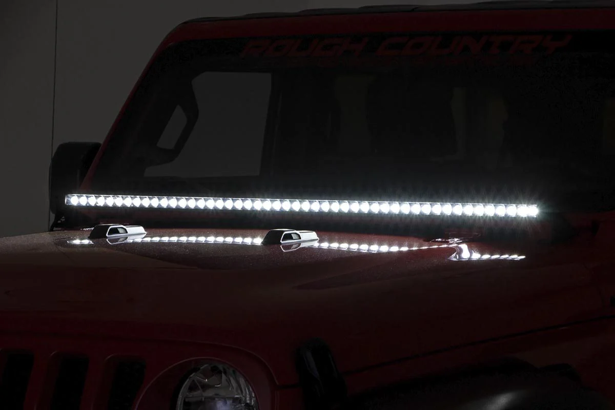 LED Cowl Light 50" Spectrum Jeep Wrangler/Gladiator JL/JT 18+ - Image 4
