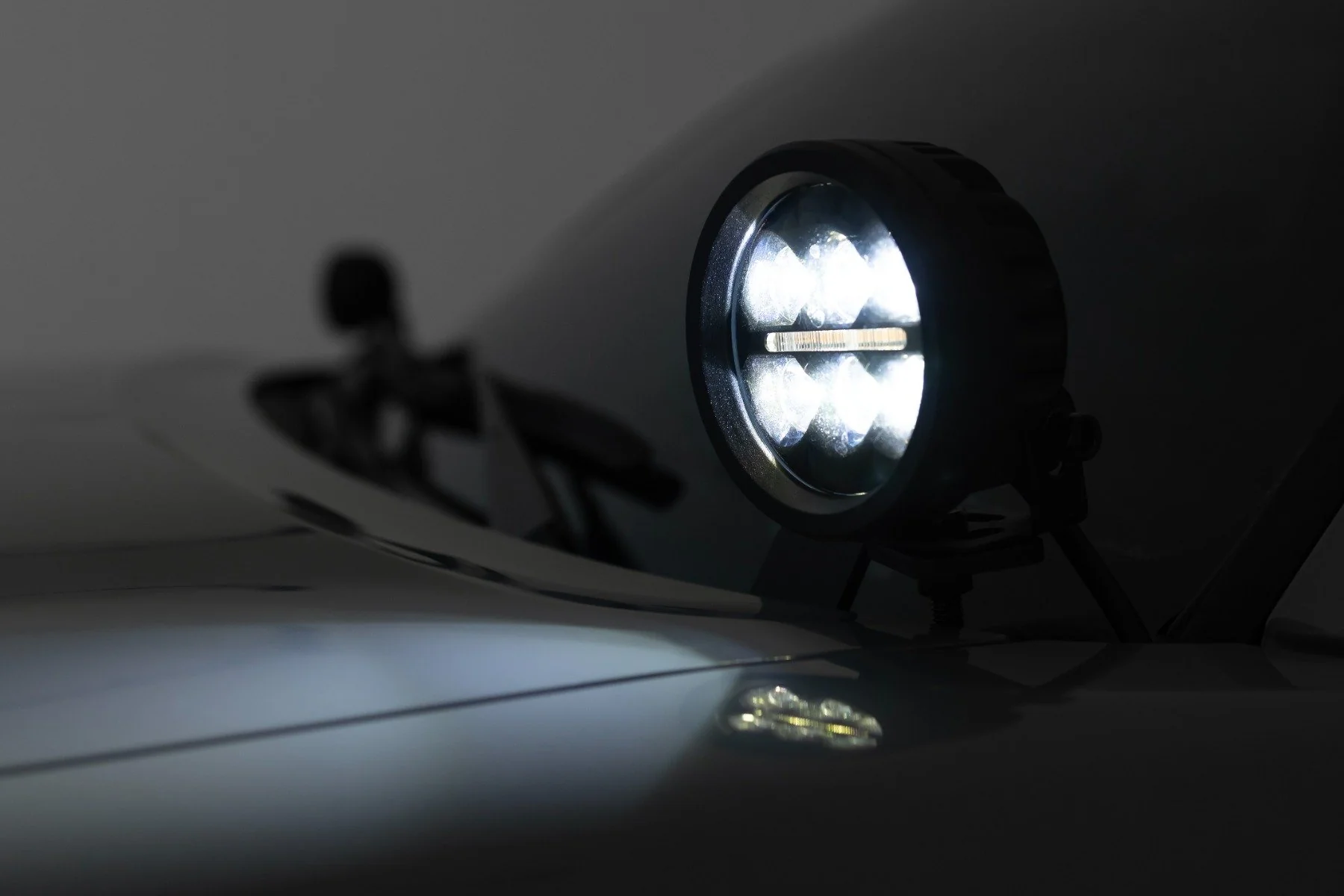 LED Ditch Mount 2" Black Pair Flood Toyota Tacoma 16-23 71081 - Image 6