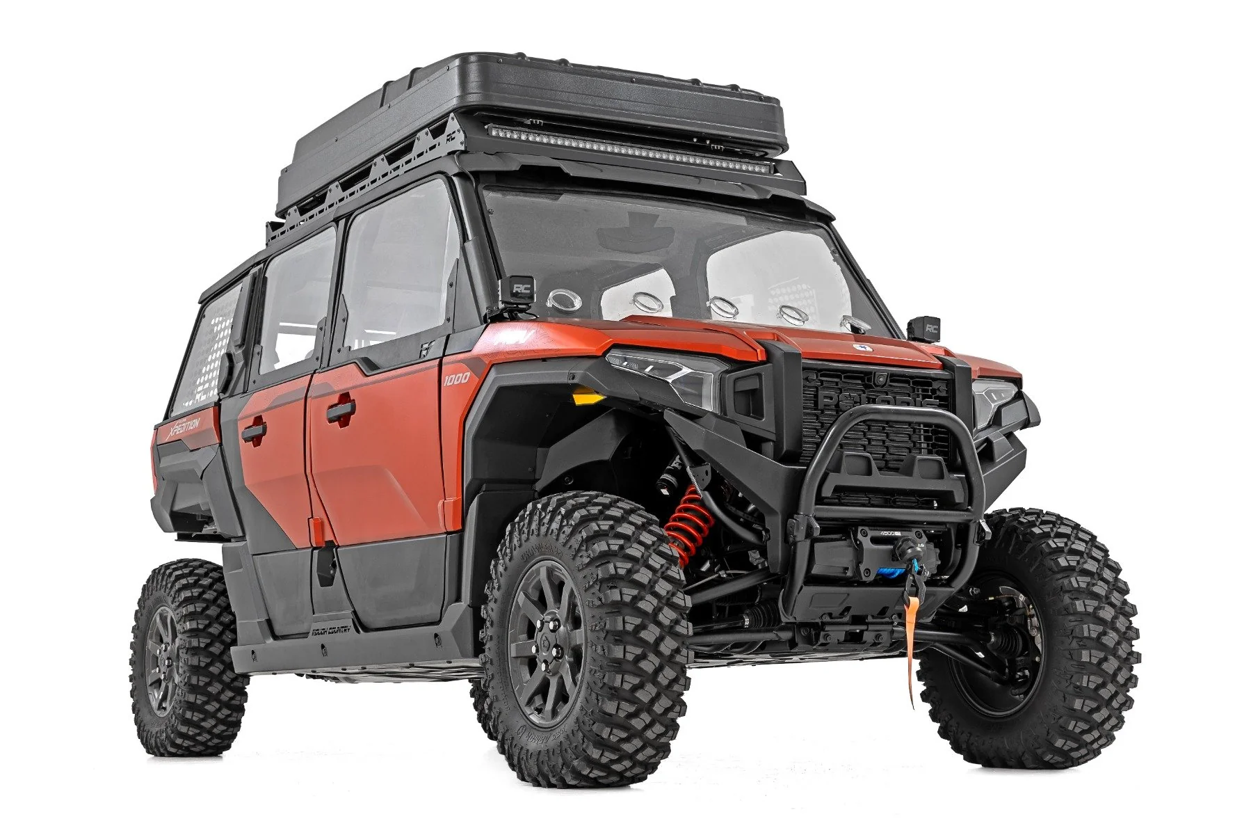 Rough Country LED Kit Front 3" Chrome Pair Wide Angle Polaris XPEDITION ADV 5 - Image 3
