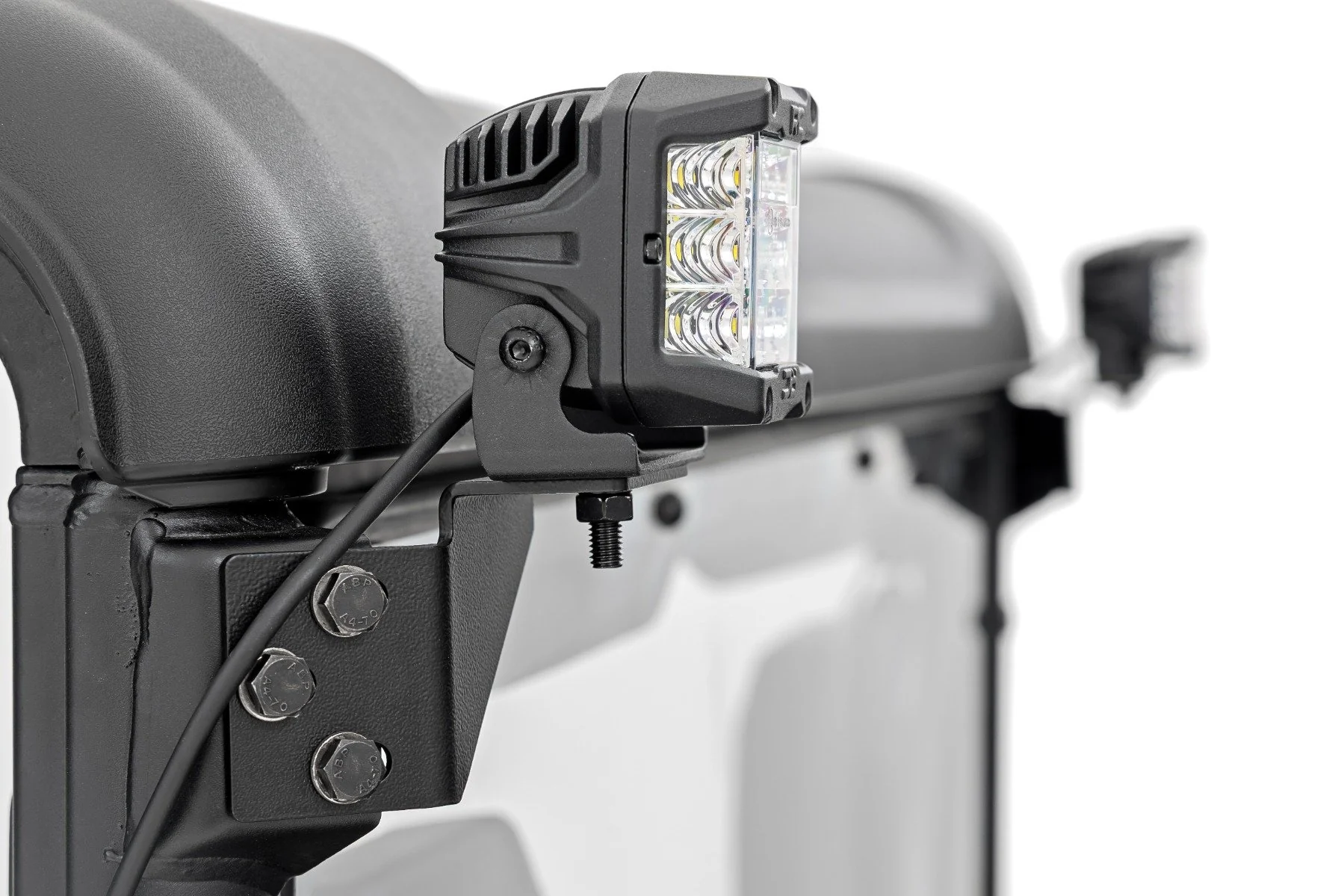 Rough Country LED Kit Rear Mount 3" Chrome Wide Angle CFMOTO UFORCE U10 1000 PRO - Image 4