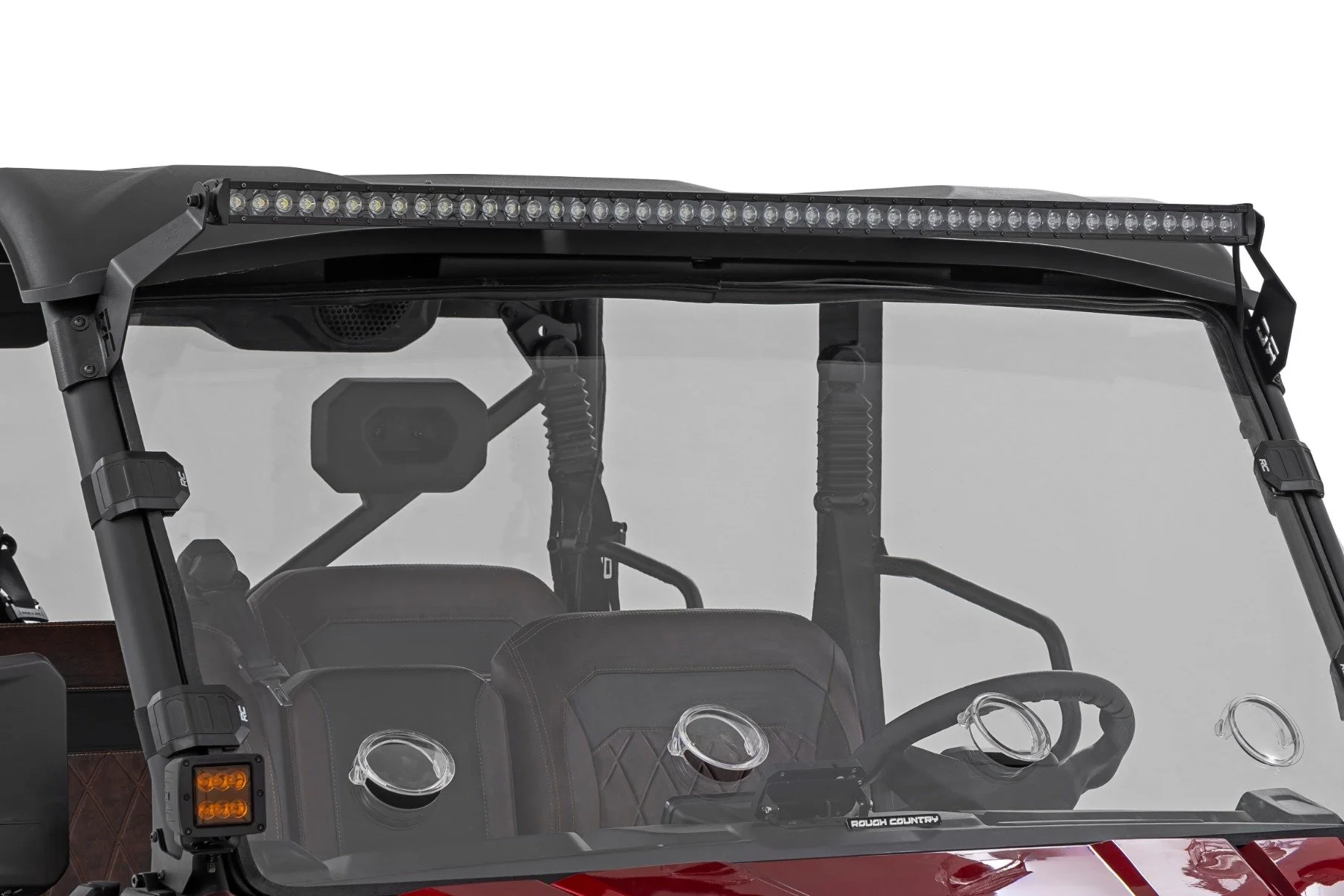 Rough Country LED Light Mount | 50" Spectrum Series Single Row | CFMOTO UFORCE U10 Pro - Image 2