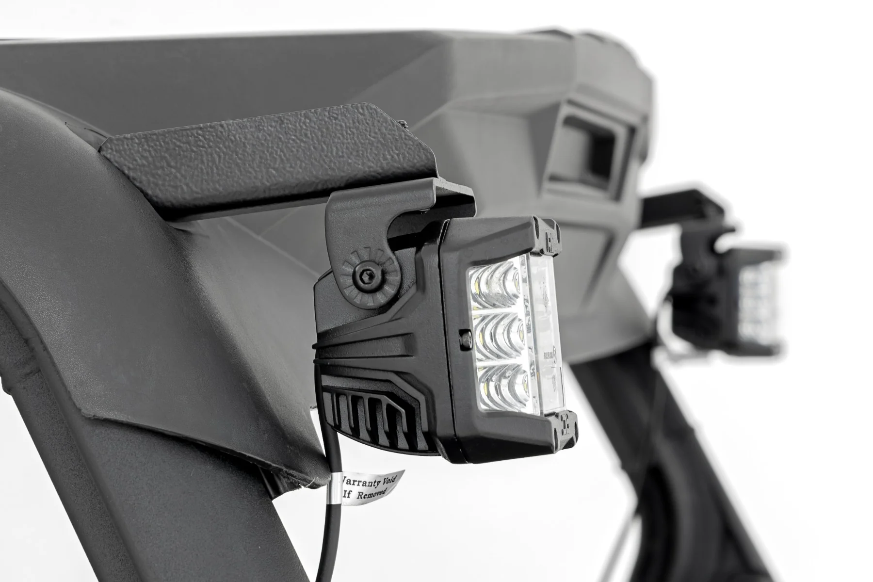 LED Light Rear Mount 2" Black Pair Spot Can-Am Maverick Sport - Image 3