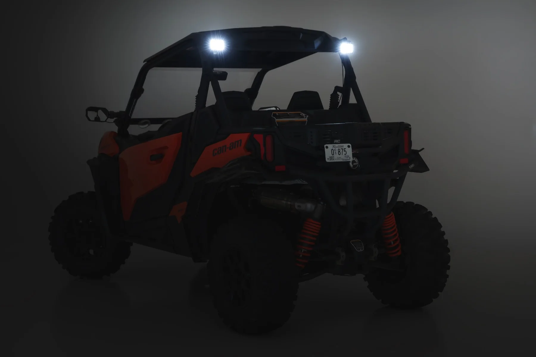 LED Light Rear Mount 2" Black Pair Spot Can-Am Maverick Sport - Image 5
