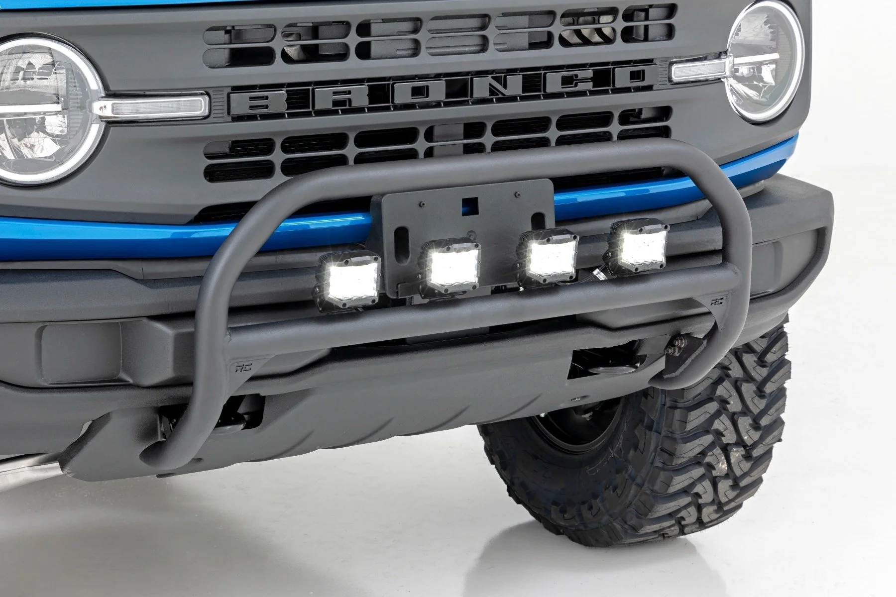 Nudge Bar 3 In Osram Wide Angle LEDs x4 Ford Bronco 4WD 2021 51050 - Image 2
