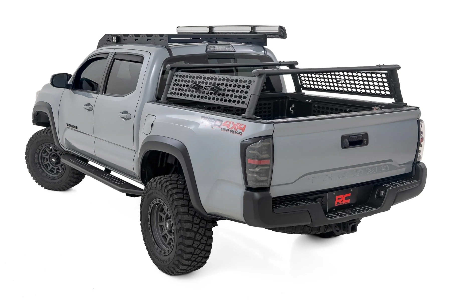 Rough Country OV2 Running Boards | Side Step Bars | Crew Cab | for Toyota Tacoma (2016-2023) - Image 3