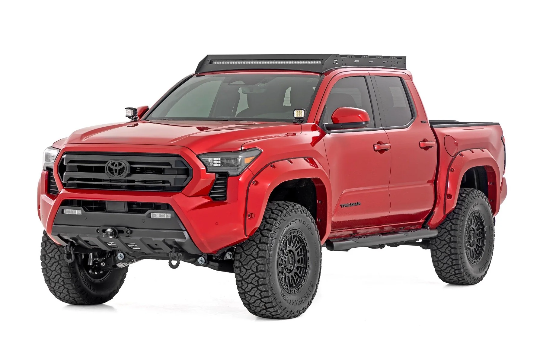 Oval Nerf Step Double Cab Black Toyota Tacoma 2024 21017 - Image 2
