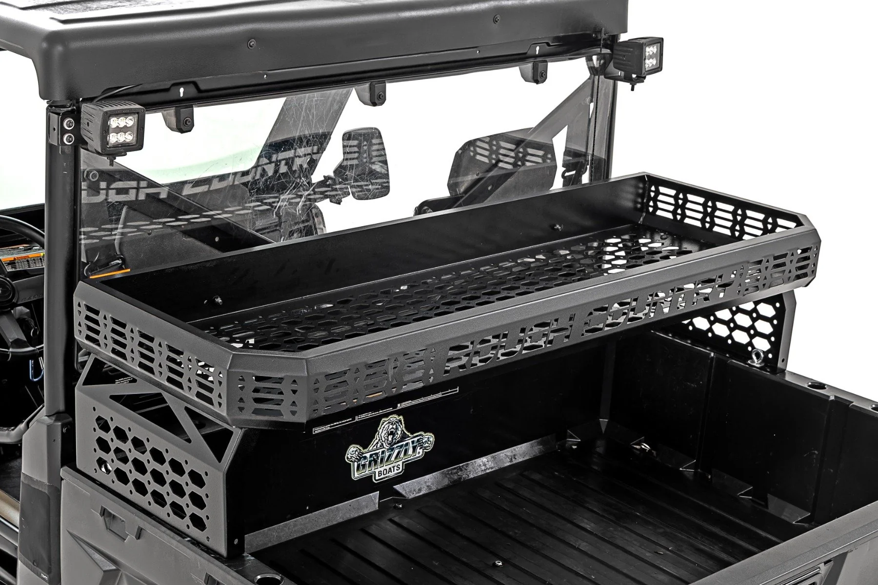 Rough Country Over Bed Cargo Rack Polaris Ranger/Can-Am Defender 99087