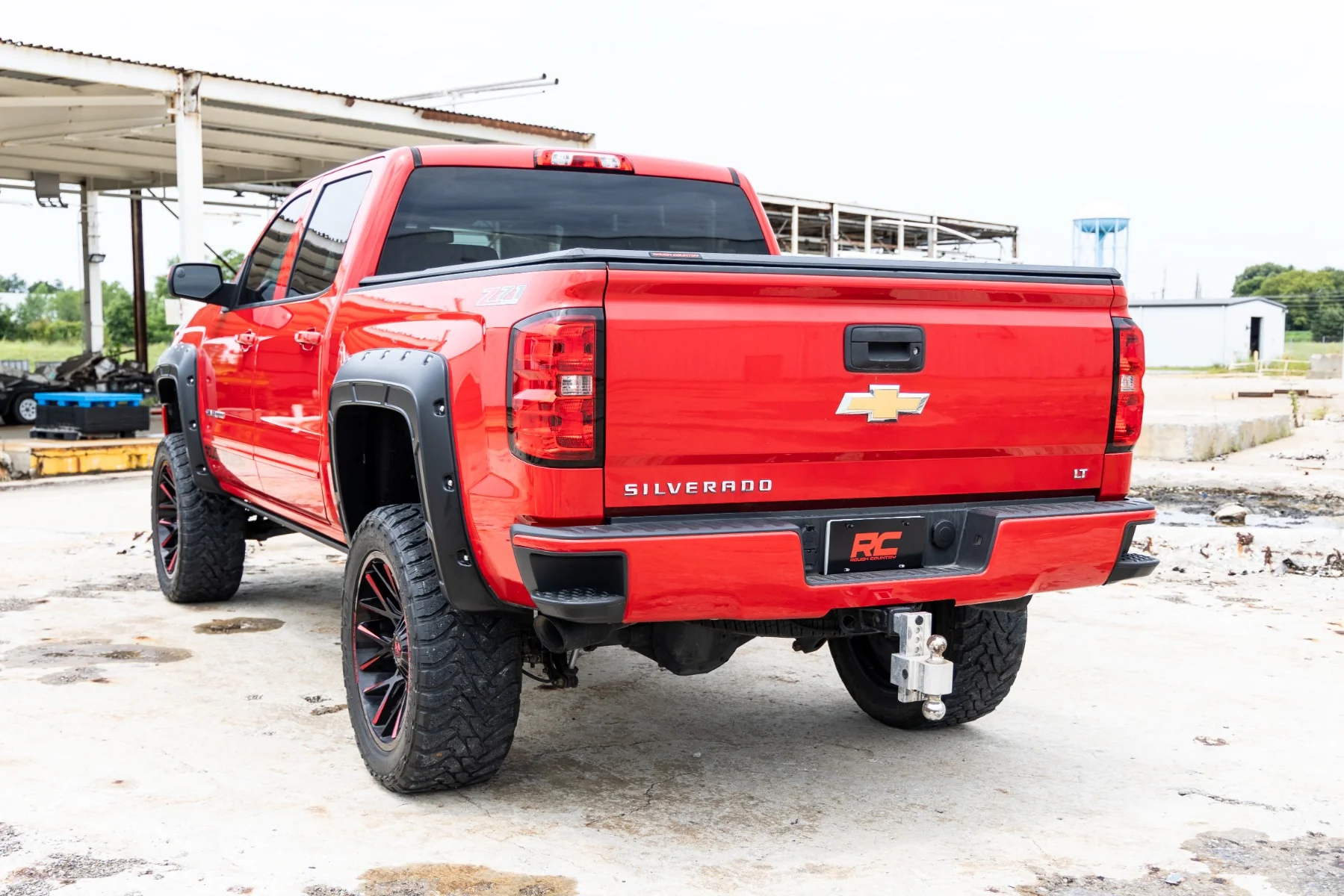 Rough Country Pocket Fender Flare GMC Sierra 1500 19-25 White - Image 4