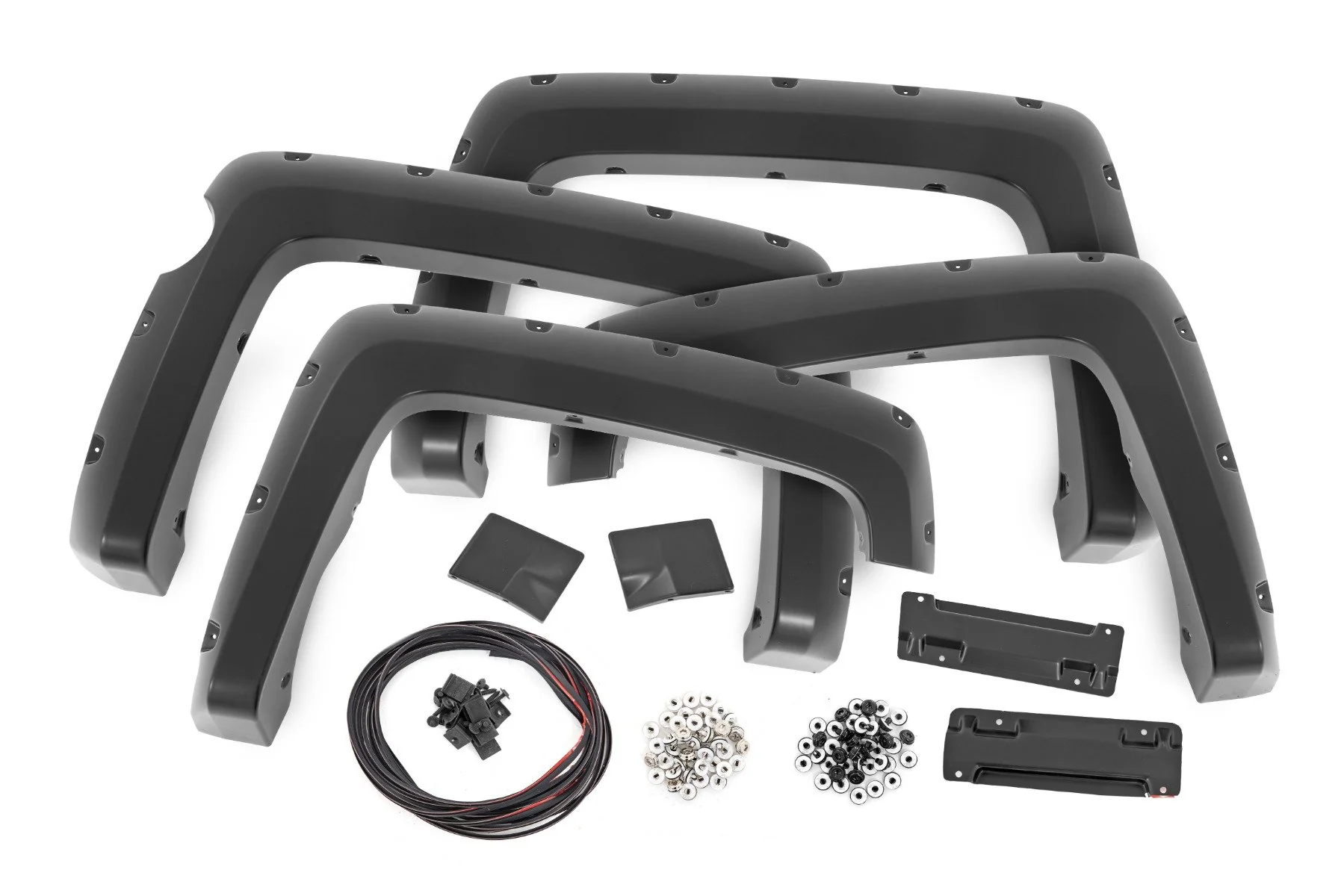 Rough Country Pocket Fender Flares 5'9" Bed GPA Graphite Chevy 1500 14-18 - Image 2