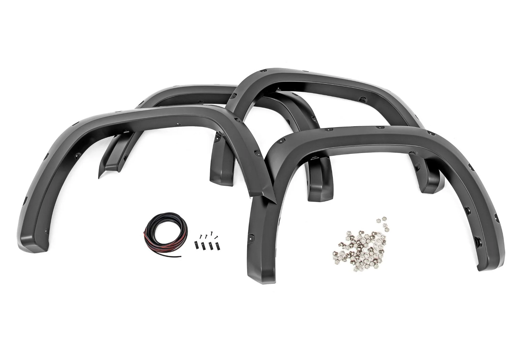 Rough Country Pocket Fender Flares 6V7 Army Green for Toyota Tundra 22-25