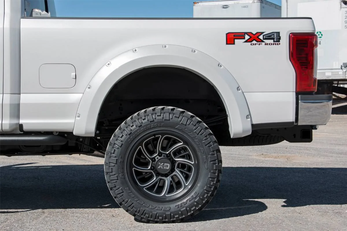 Rough Country Pocket Fender Flares Black For Ford SuperDuty 2WD/4wd 2017-2022 - Image 5