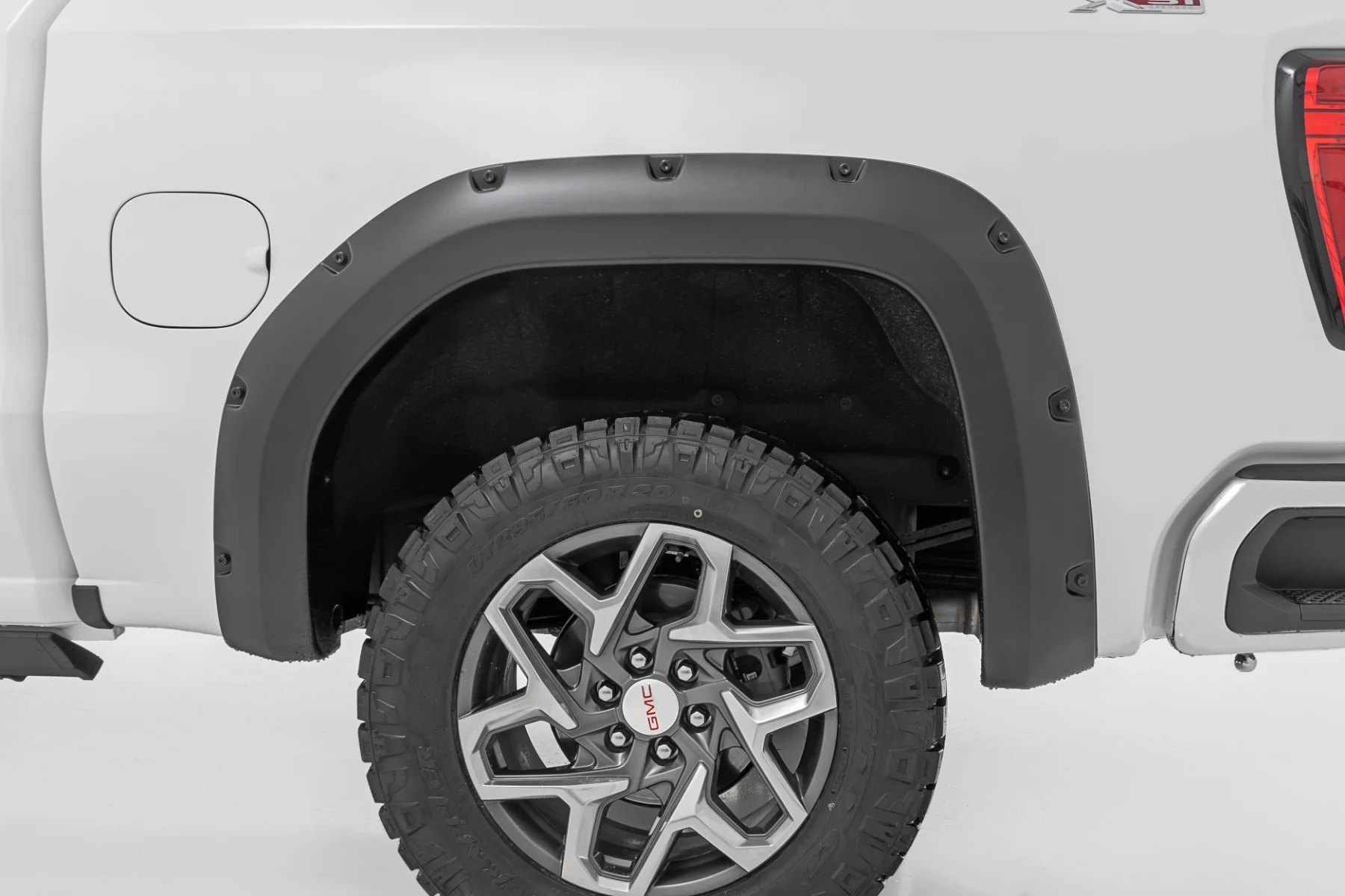 Rough Country Pocket Fender Flares G6M Titanium Rush GMC Sierra 1500 19-25 - Image 3