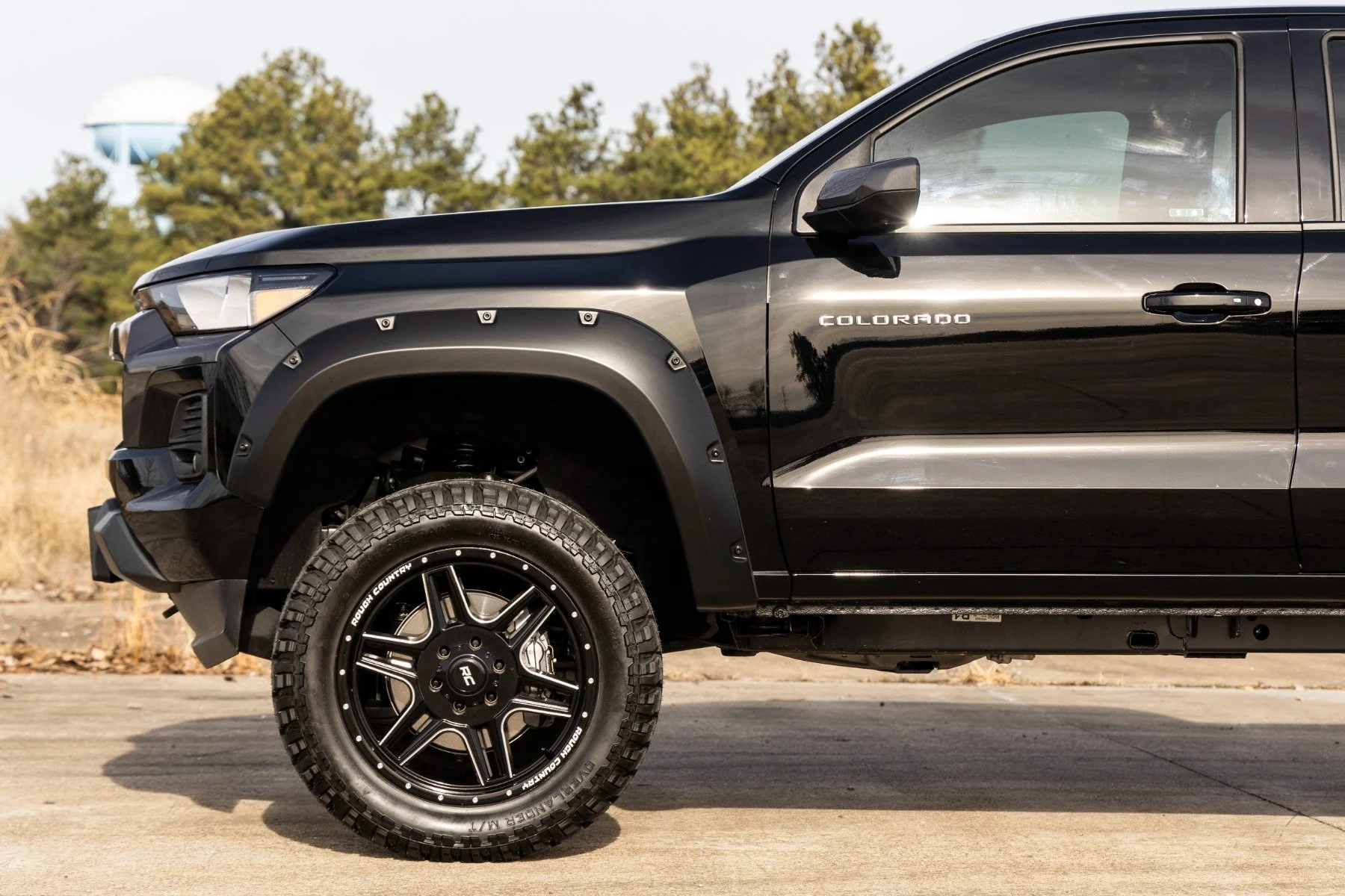 Rough Country Pocket Fender Flares | GNT Radiant Red | Chevy Colorado 23-26 - Image 6