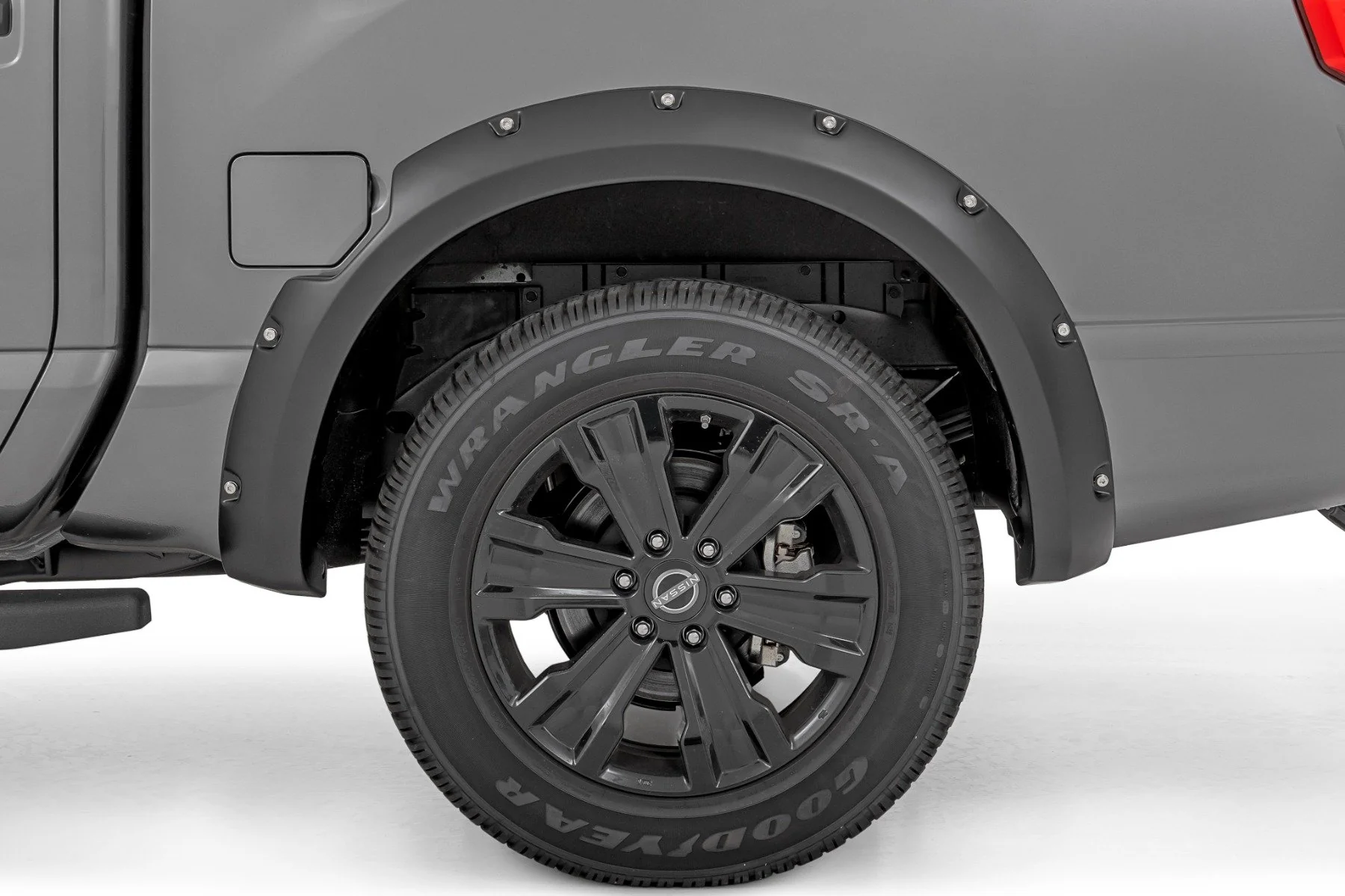 Rough Country Pocket Fender Flares | KAD Gun Metal | for Nissan Titan 2WD/4WD (2017-2024) F-N101705A-KAD - Image 4