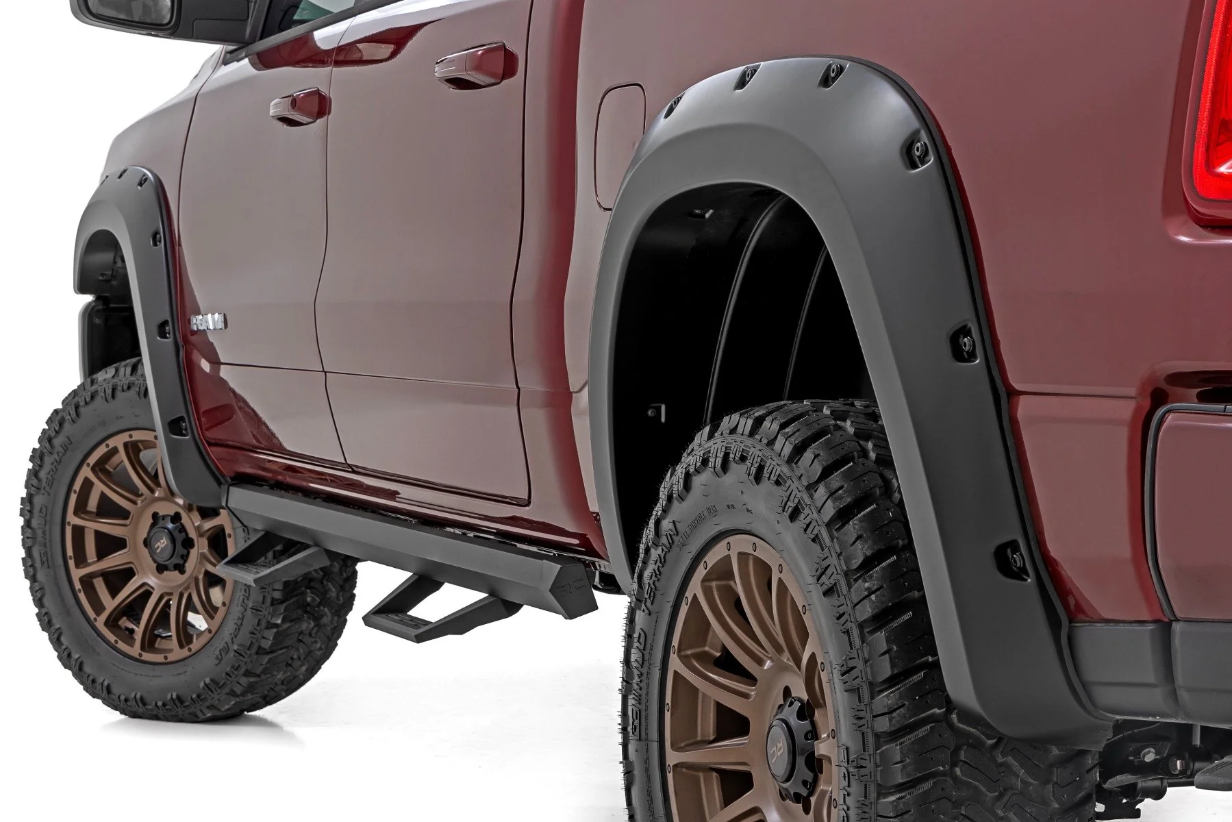 Rough Country Pocket Fender Flares | PAS Steel Storm | for Ram 1500 25-26
