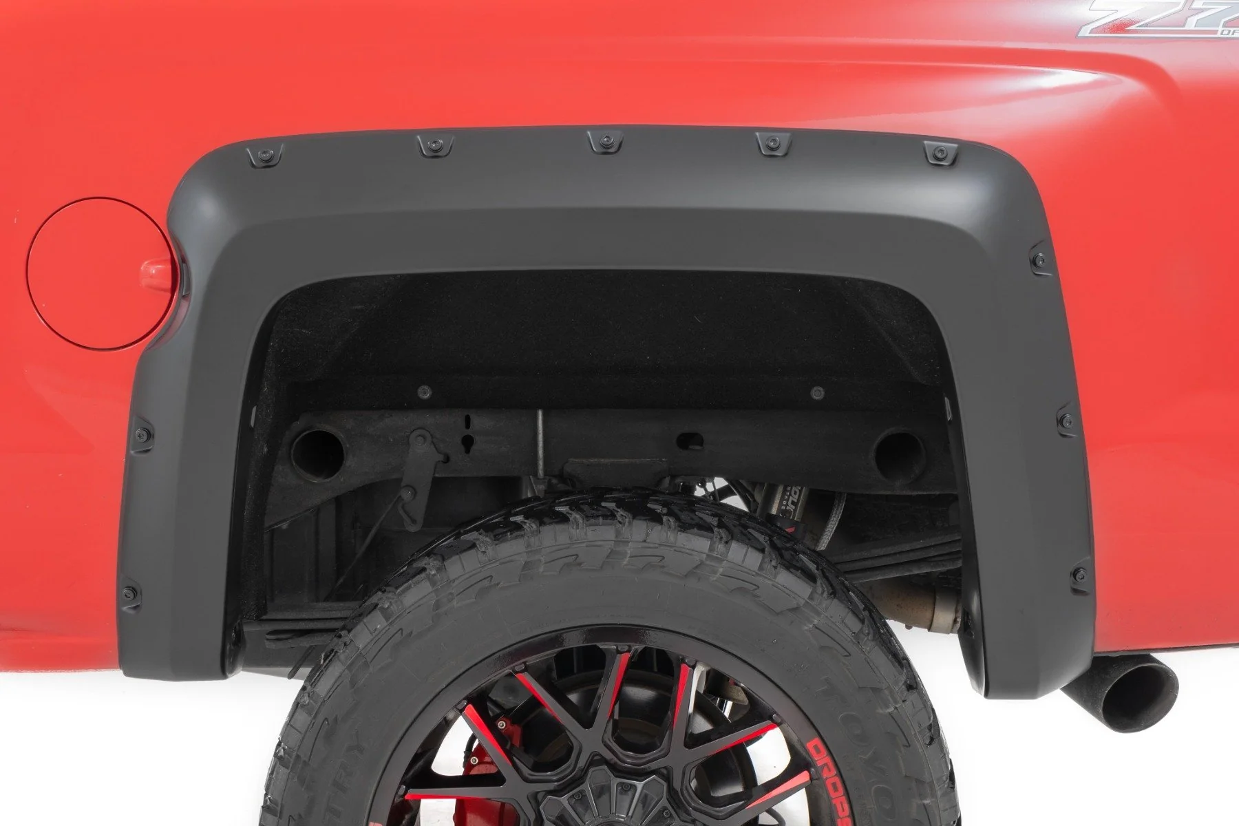 Rough Country Pocket Fender Flares PQ Race Red for Ford F-150 18-20 - Image 6
