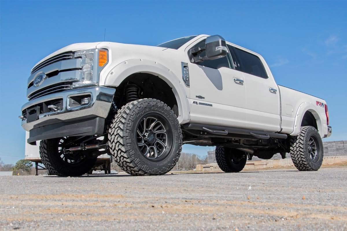 Rough Country Pocket Fender Flares | YZ Oxford White | for Ford F-250/F-350 Super Duty (17-22) F-F21112-YZ - Image 2