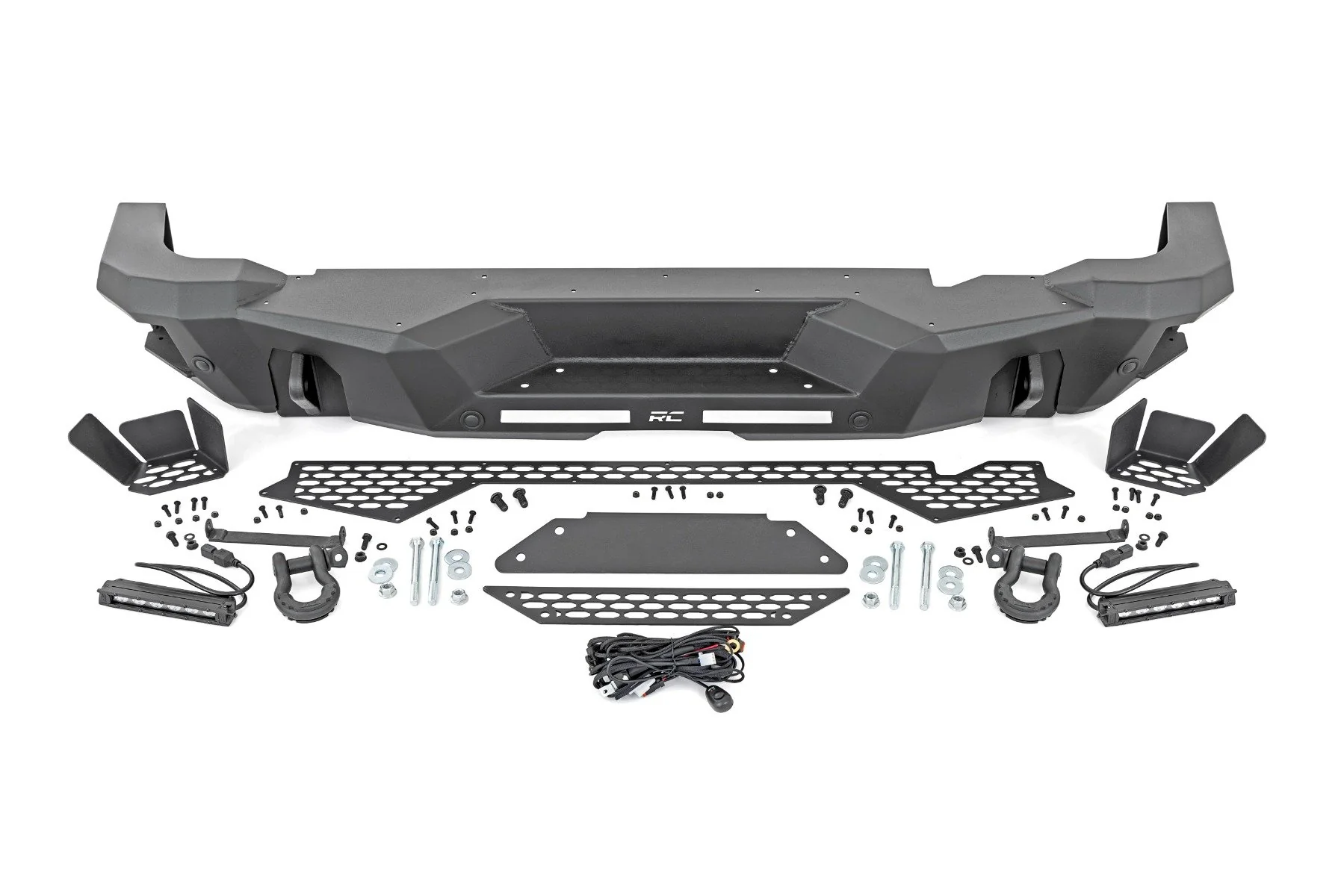 Rear Bumper Black Series LED 6" Pair Slim Line Ford Bronco - Image 5
