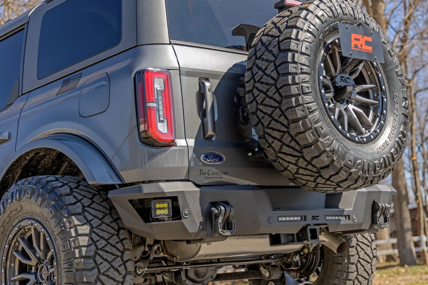 Rear Bumper Black Series LED Flood Ford Bronco 2021-2022 - Image 6