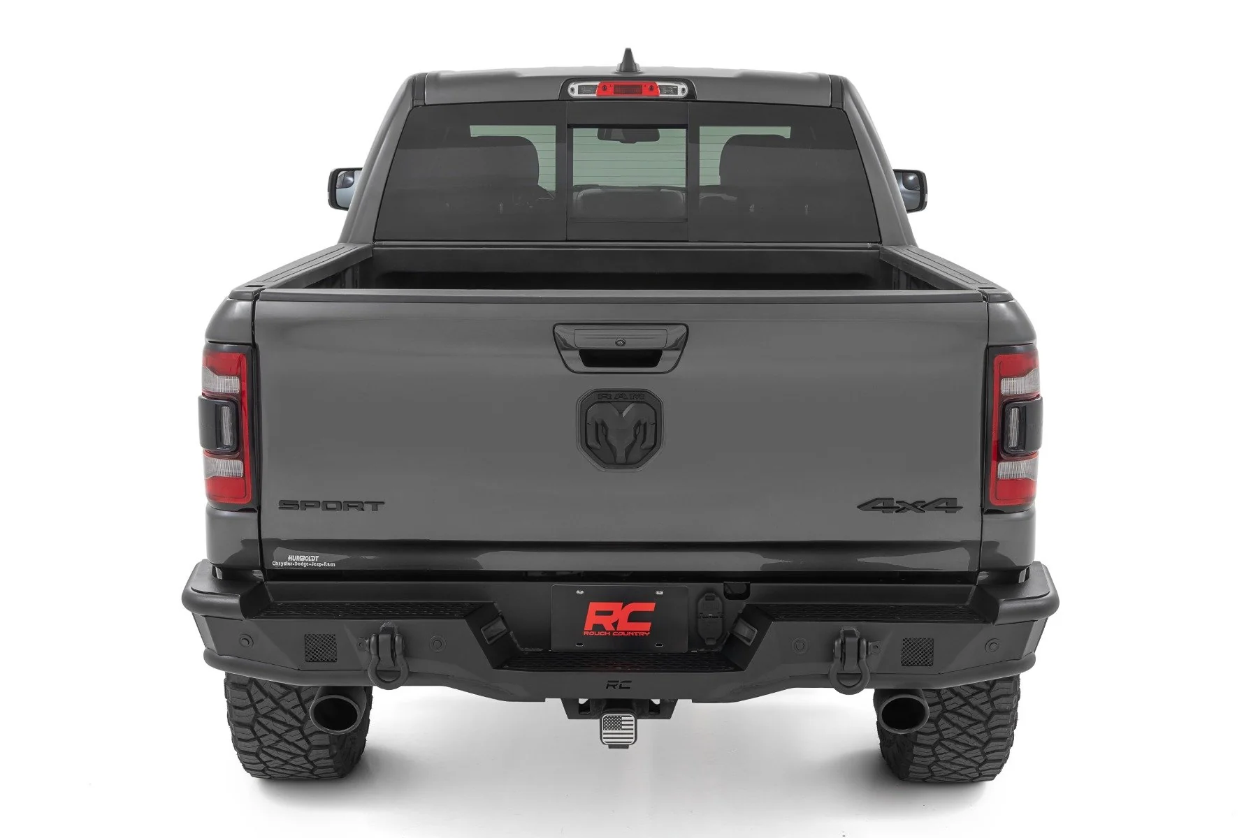 Rough Country Rear Bumper | Tubular | for Ram 1500 2WD/4WD (2019-2024) - Image 3