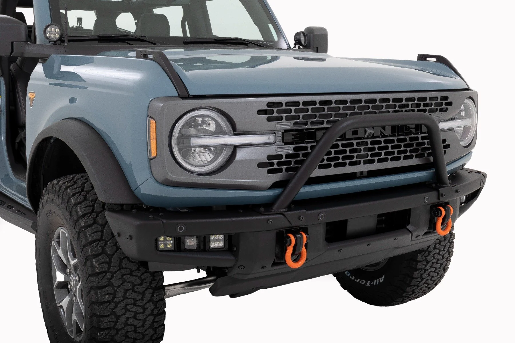Safari Bar 3.5" Round LED OE Modular Steel Ford Bronco21-23 - Image 6