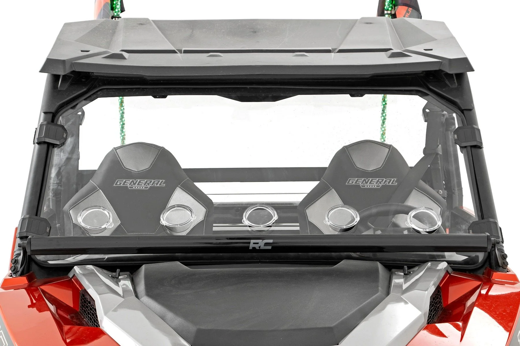 Scratch Resistant Vented Full Windshield 16-21 Polaris General 98262010 - Image 3