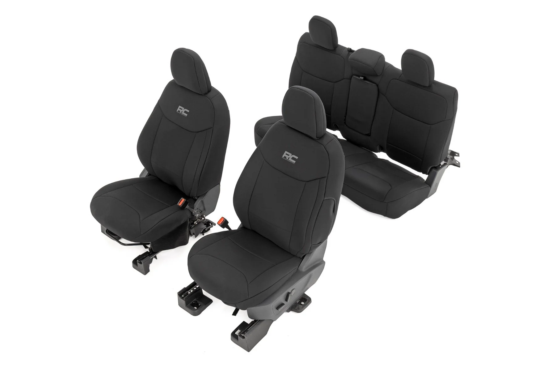 Seat Covers FR & RR W/Armrest Crew Cab Ford Maverick 22-24 91065 - Image 3