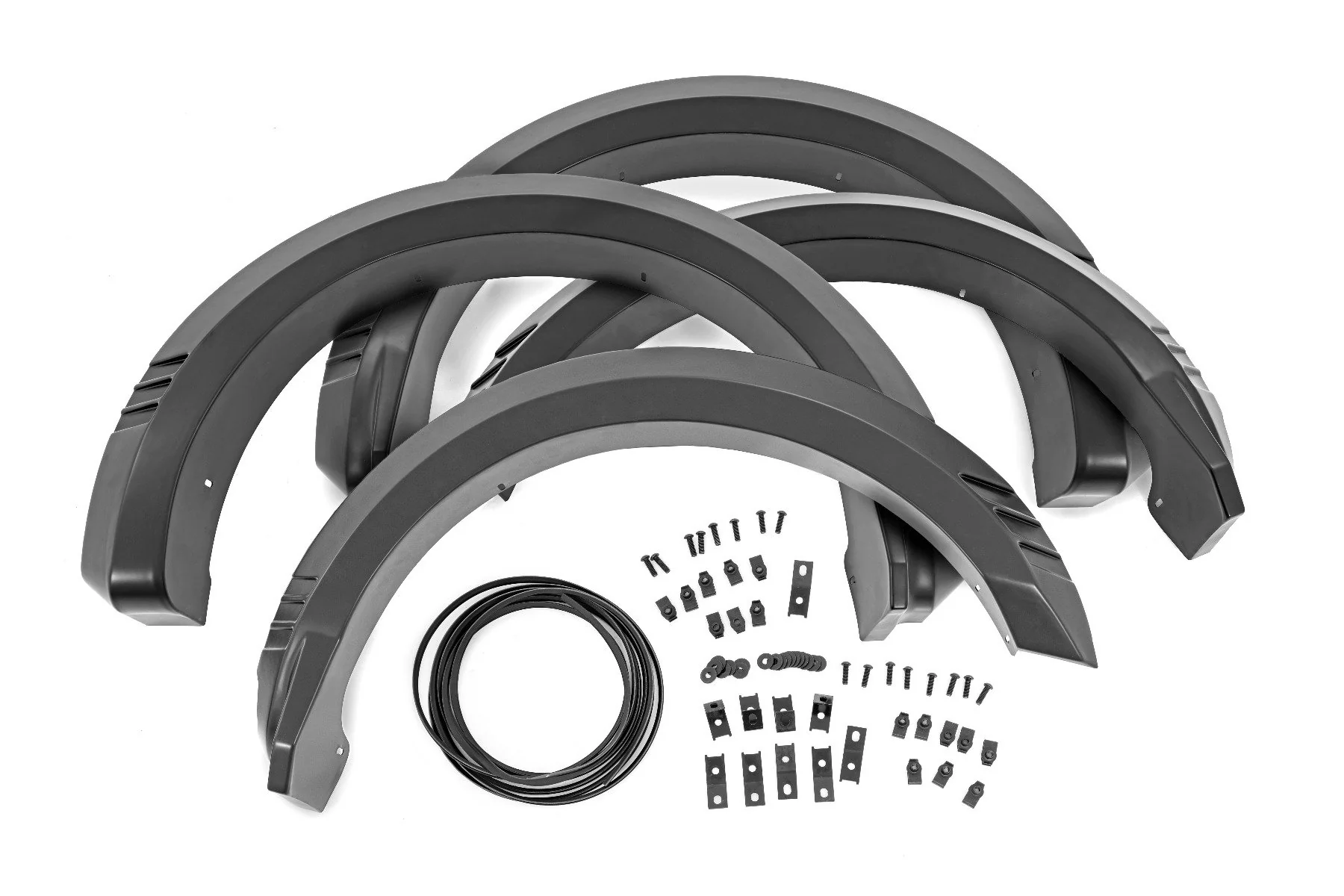 Rough Country SF1 Fender Flares UH Tuxedo Black Metallic for Ford F-150 18-20 - Image 2