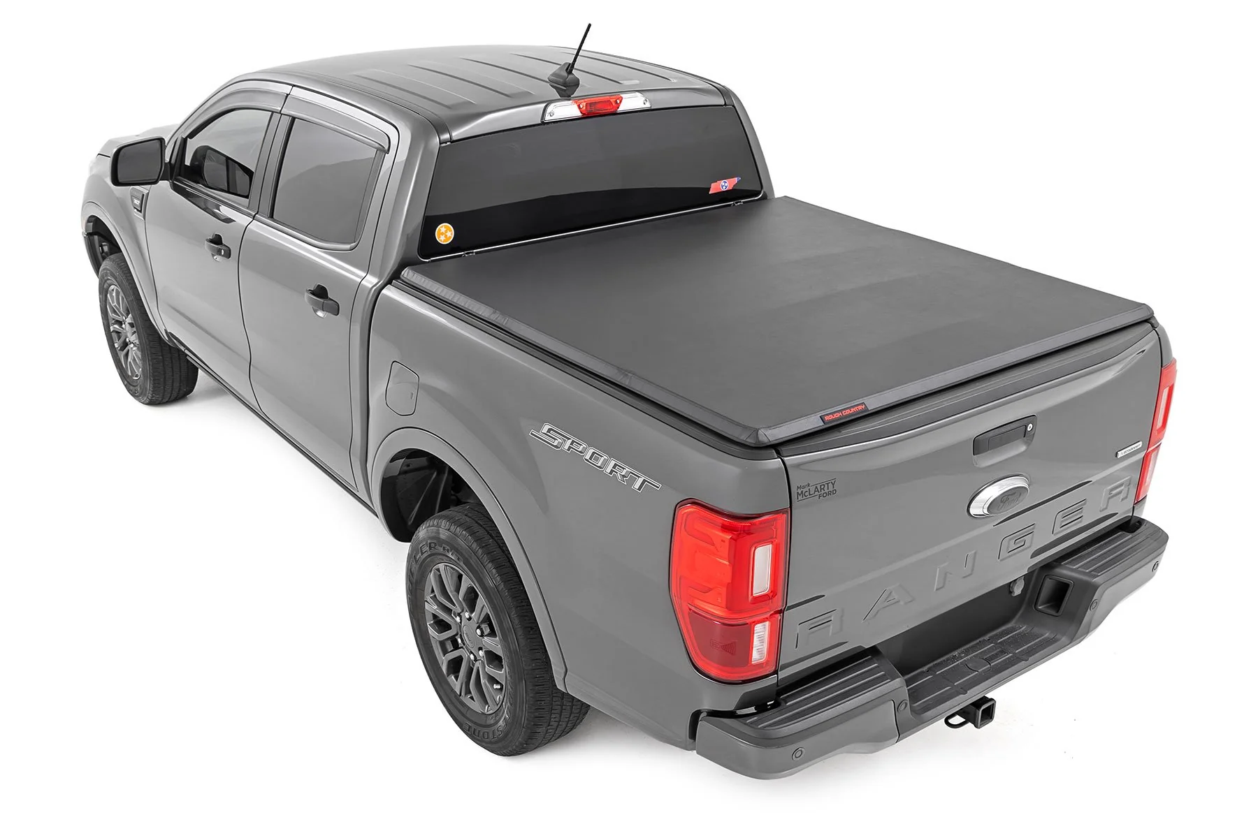 Rough Country Soft Tri-Fold Bed Cover | 5' Bed | for Ford Ranger 2019-2023 41219500A - Image 2