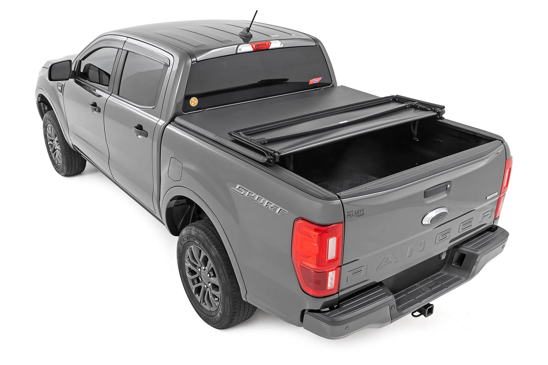 Rough Country Soft Tri-Fold Bed Cover | 5' Bed | for Ford Ranger 2019-2023 41219500A - Image 3