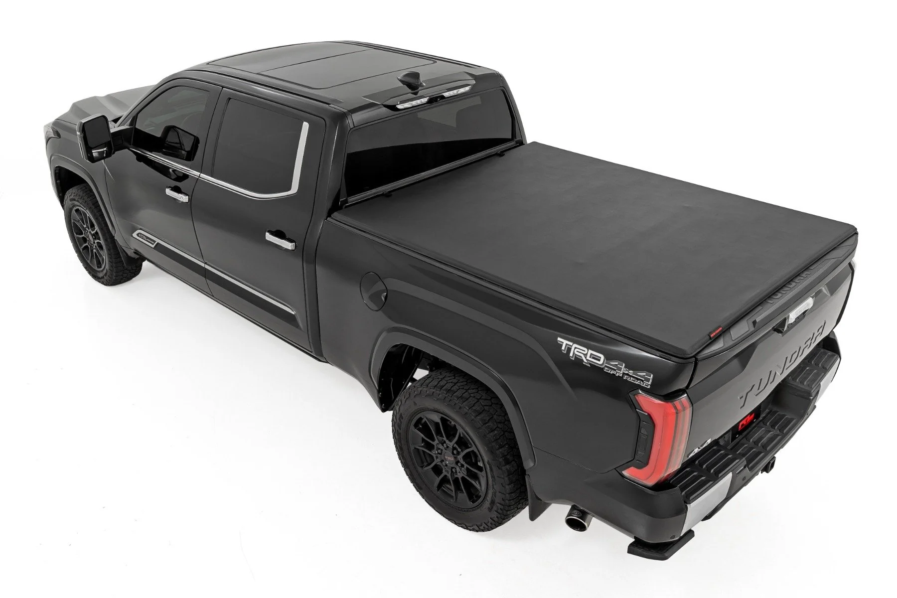 Rough Country Soft Tri-Fold Bed Cover 6'7" Bed for Toyota Tundra 2022-2025 - Image 3