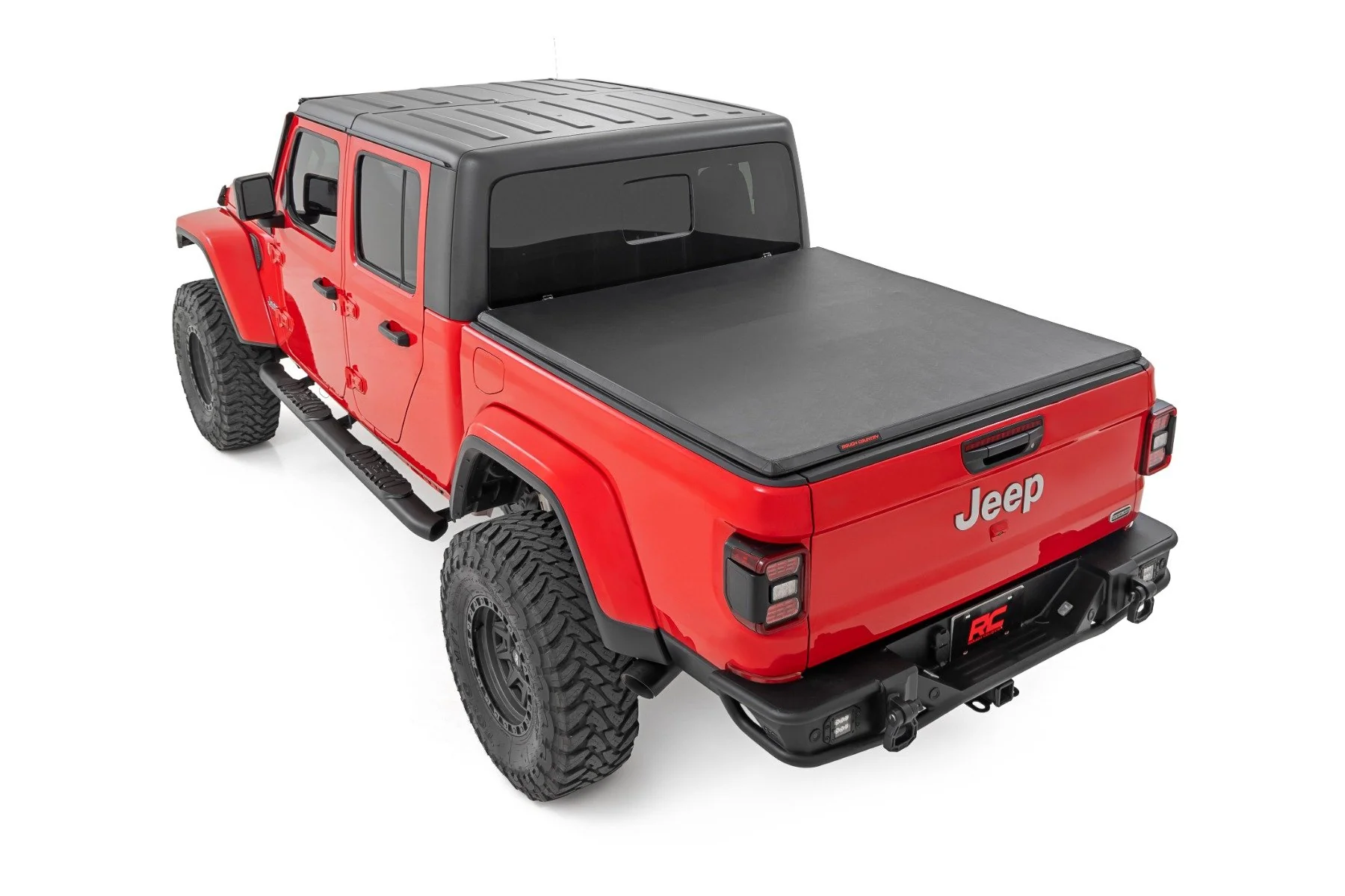 Rough Country Soft Tri-Fold Bed Cover | for Jeep Gladiator JT 4WD 2020-2025 41620500A - Image 3