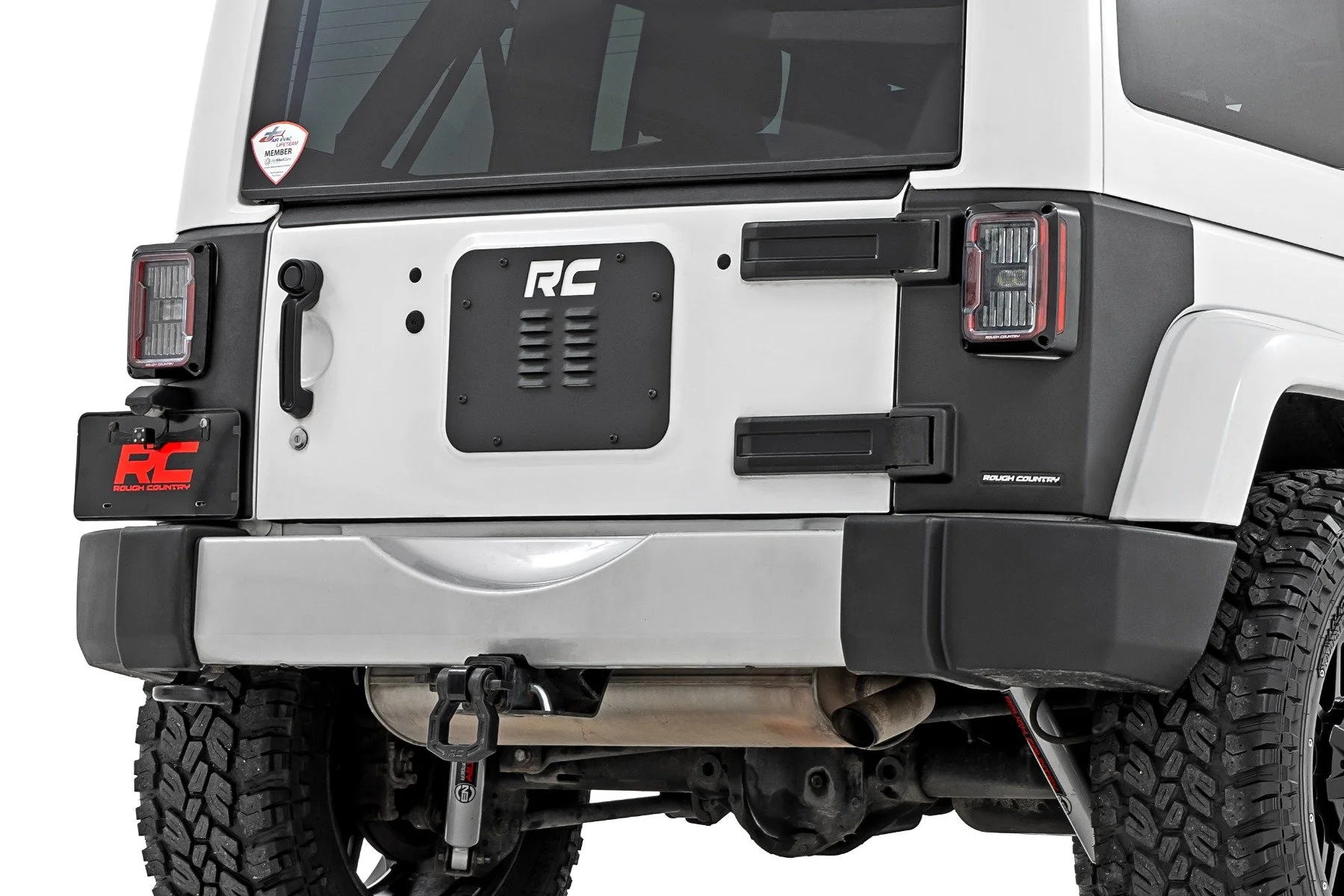Trail Cladding Rear Corners Jeep Wrangler JK 07-18 TC13022
