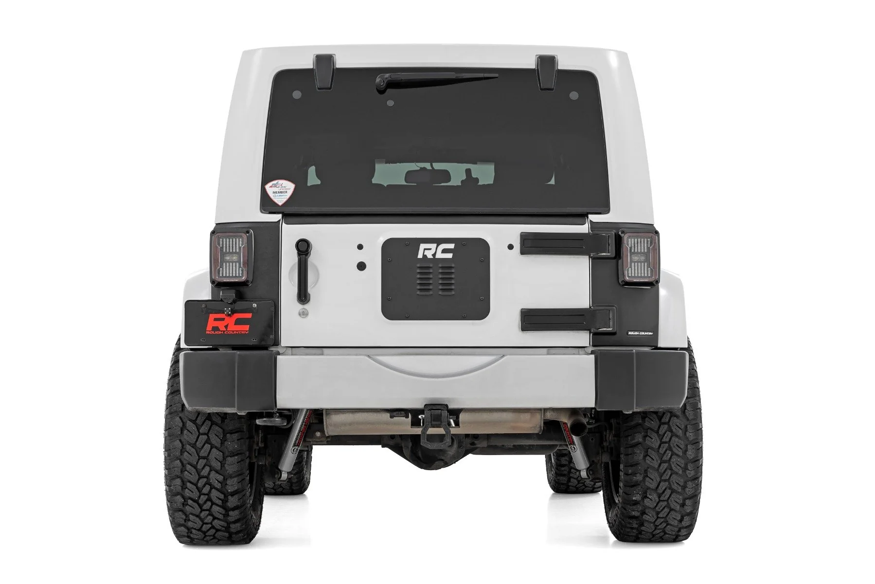 Trail Cladding Rear Corners Jeep Wrangler JK 07-18 TC13022 - Image 2