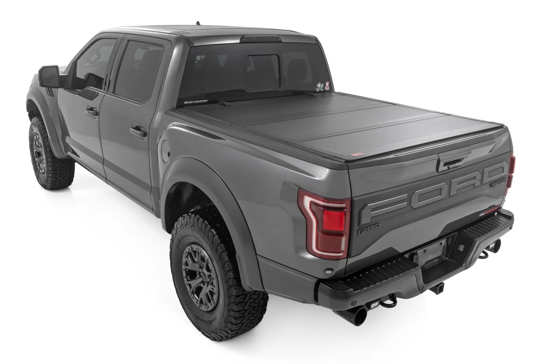 TriFold Flip Up Bed Cover 5'7" Ford F-150 21-23 Lightning 22 - Image 3